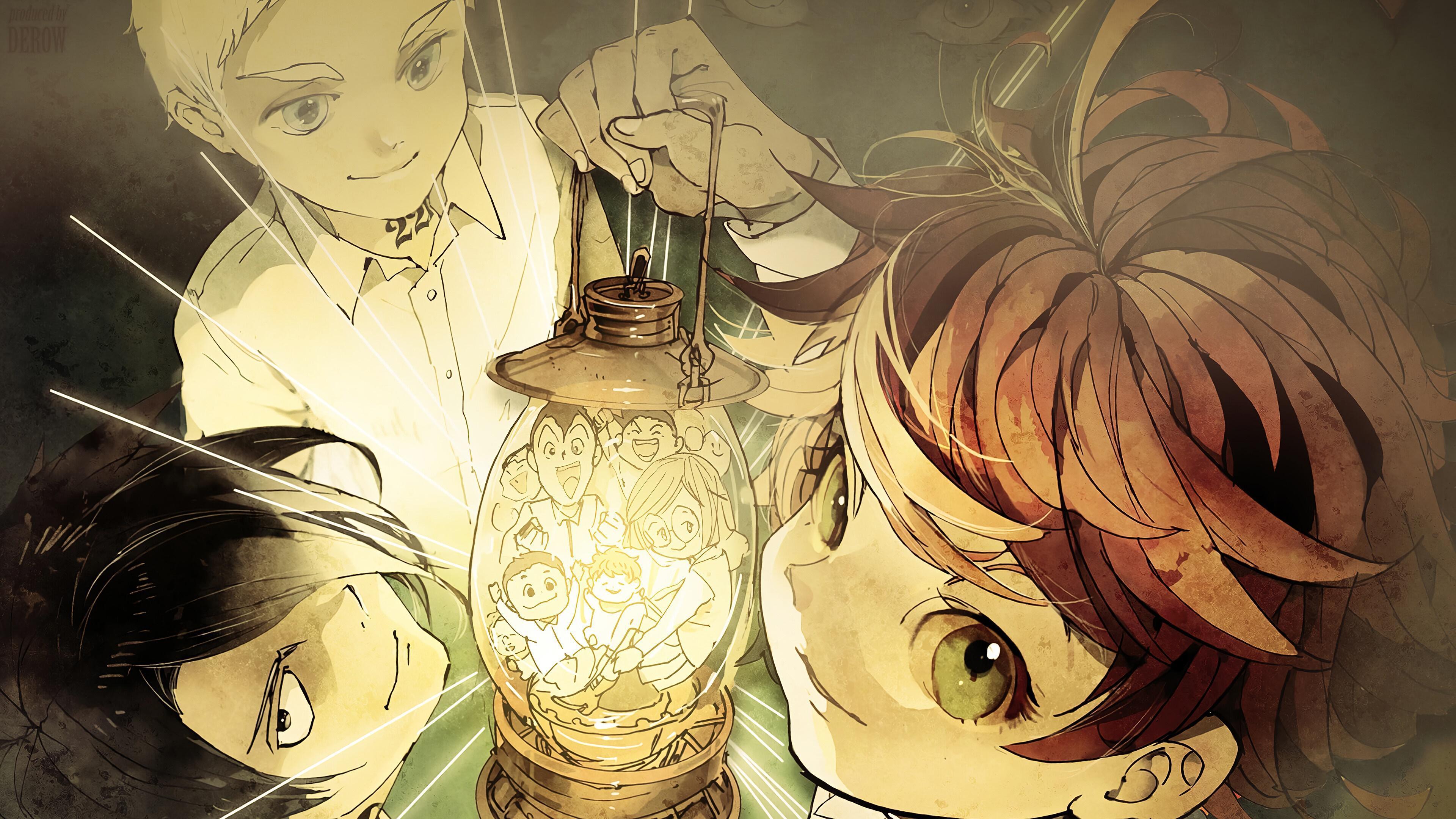 HD wallpaper, Hd, 4K, Emma, The Promised Neverland, Norman, Wallpaper, Ray