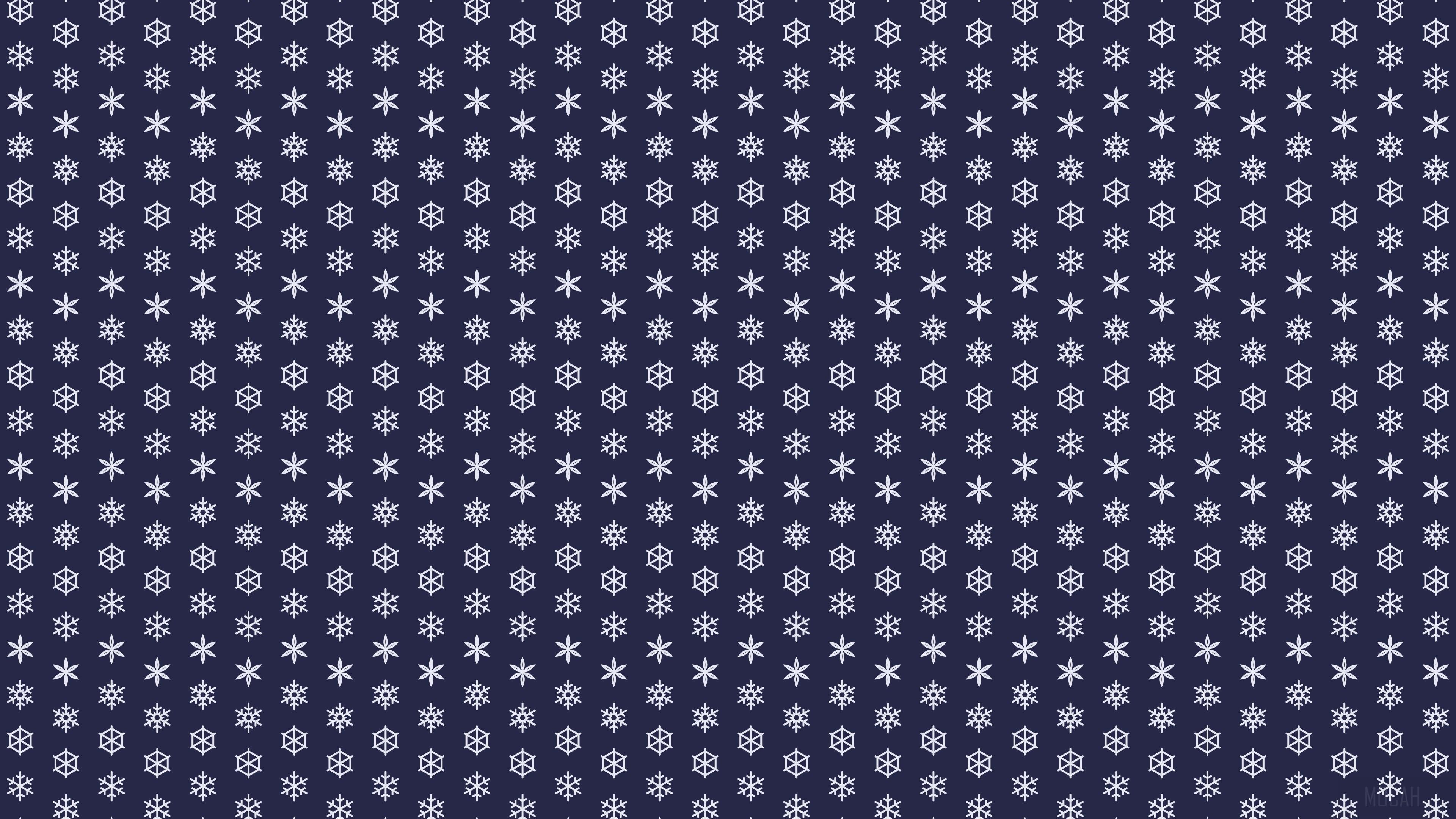 HD wallpaper, Snowflakes Abstract 4K