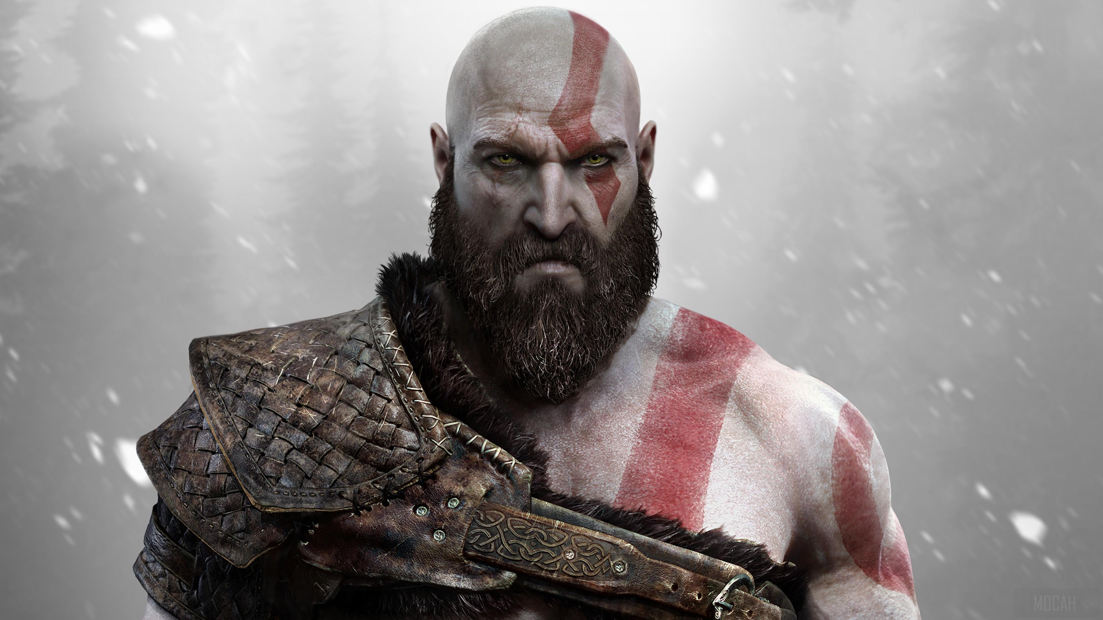 HD wallpaper, Sony Santa Monica 4K, God Of War, Kratos