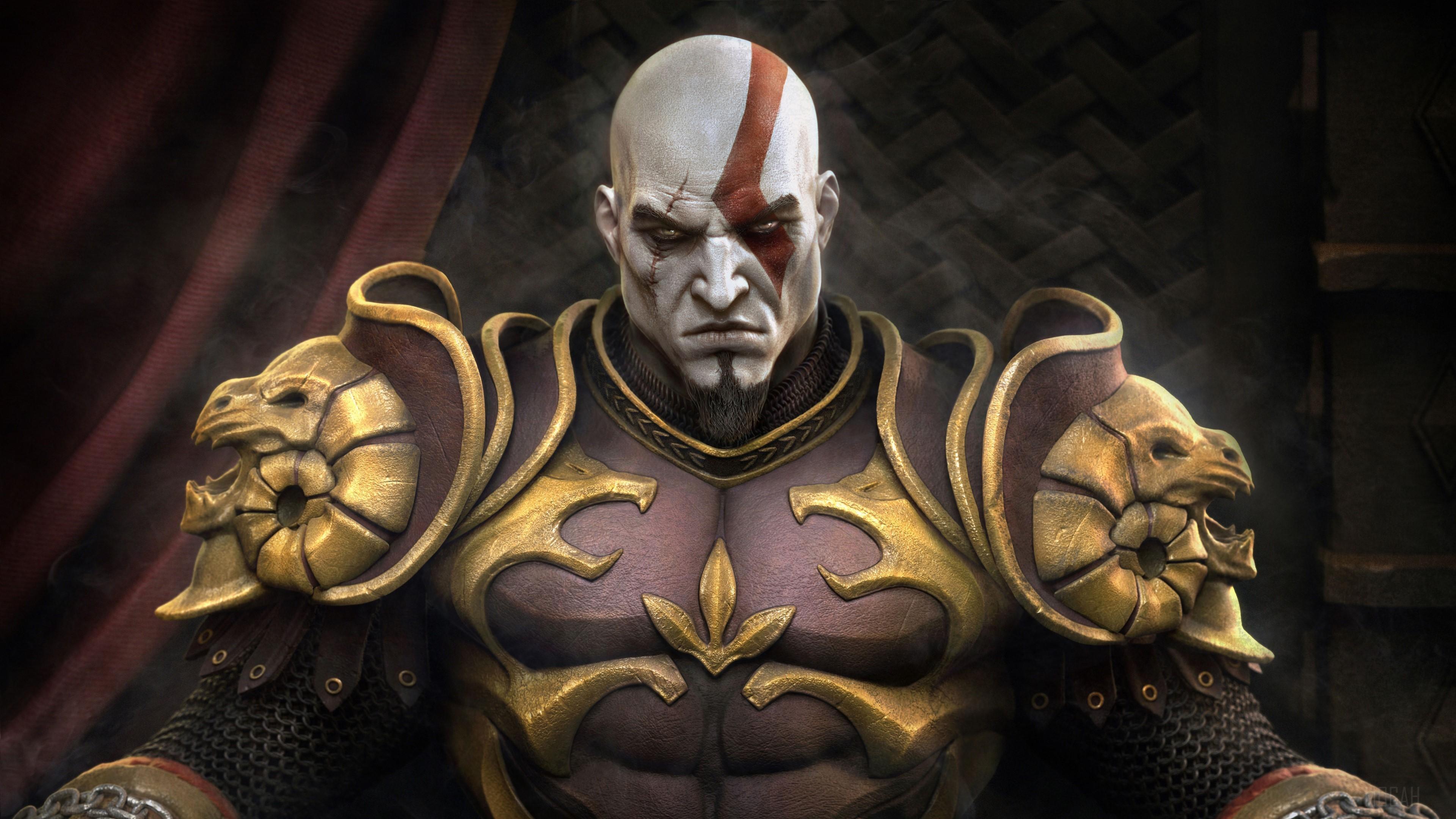 HD wallpaper, God Of War, Spartan 4K, Kratos