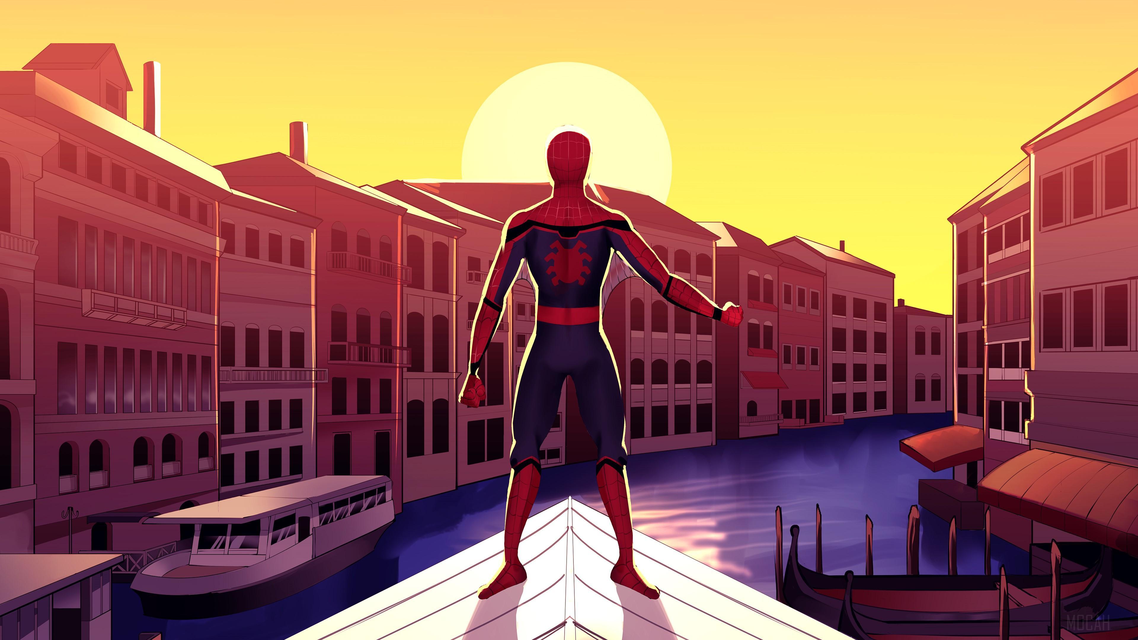 HD wallpaper, Spiderman In Venice 4K
