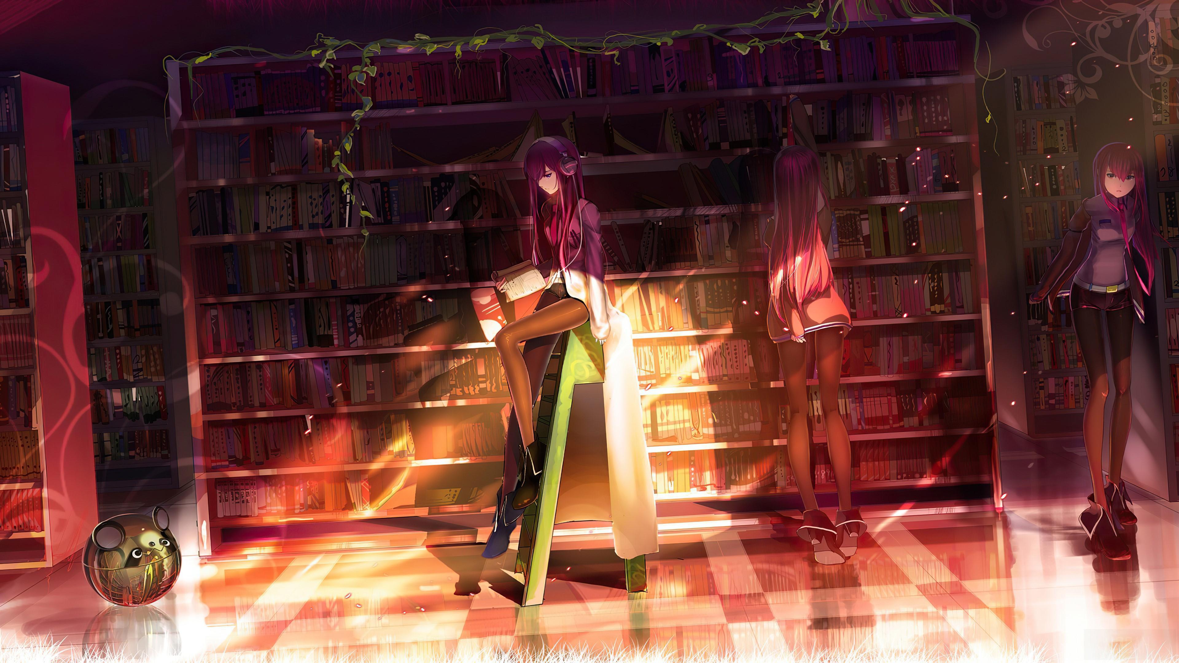 HD wallpaper, Steins Gate Makise Kurisu Anime Girl 4K