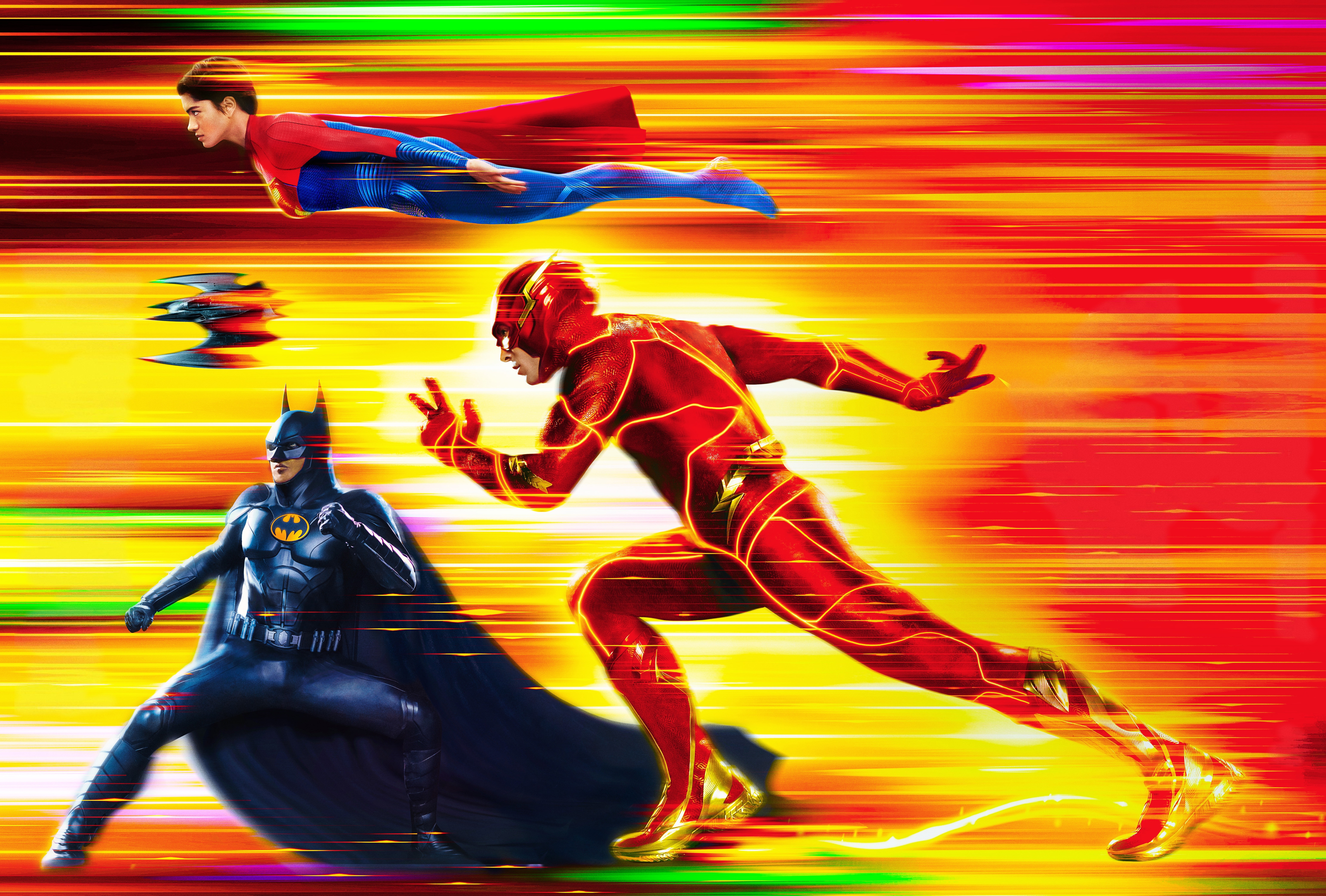 HD wallpaper, The Flash, Batman, Sasha Calle As Supergirl, 2023 Movies, 5K