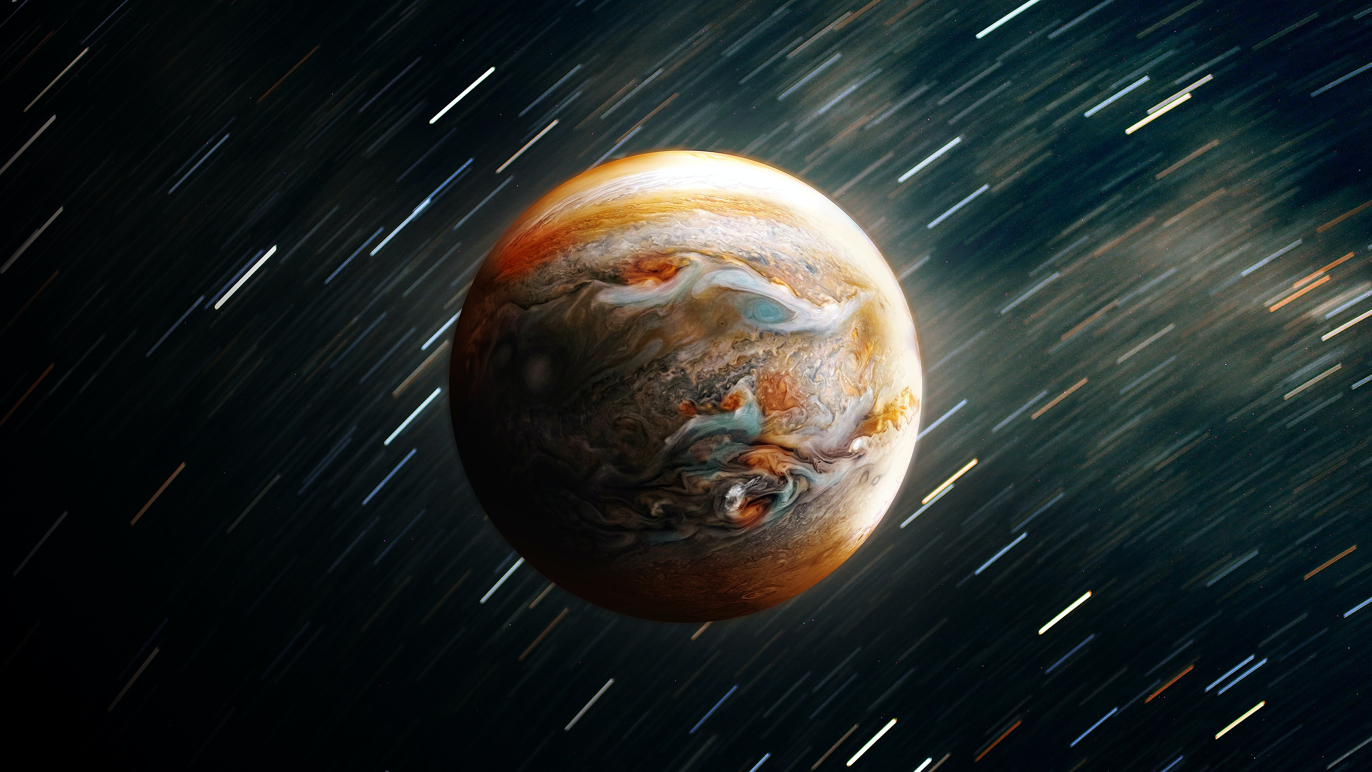HD wallpaper, Outer Space, Solar System, Jupiter, 5K, Planet, Timelapse, Astronomy, Digital Art