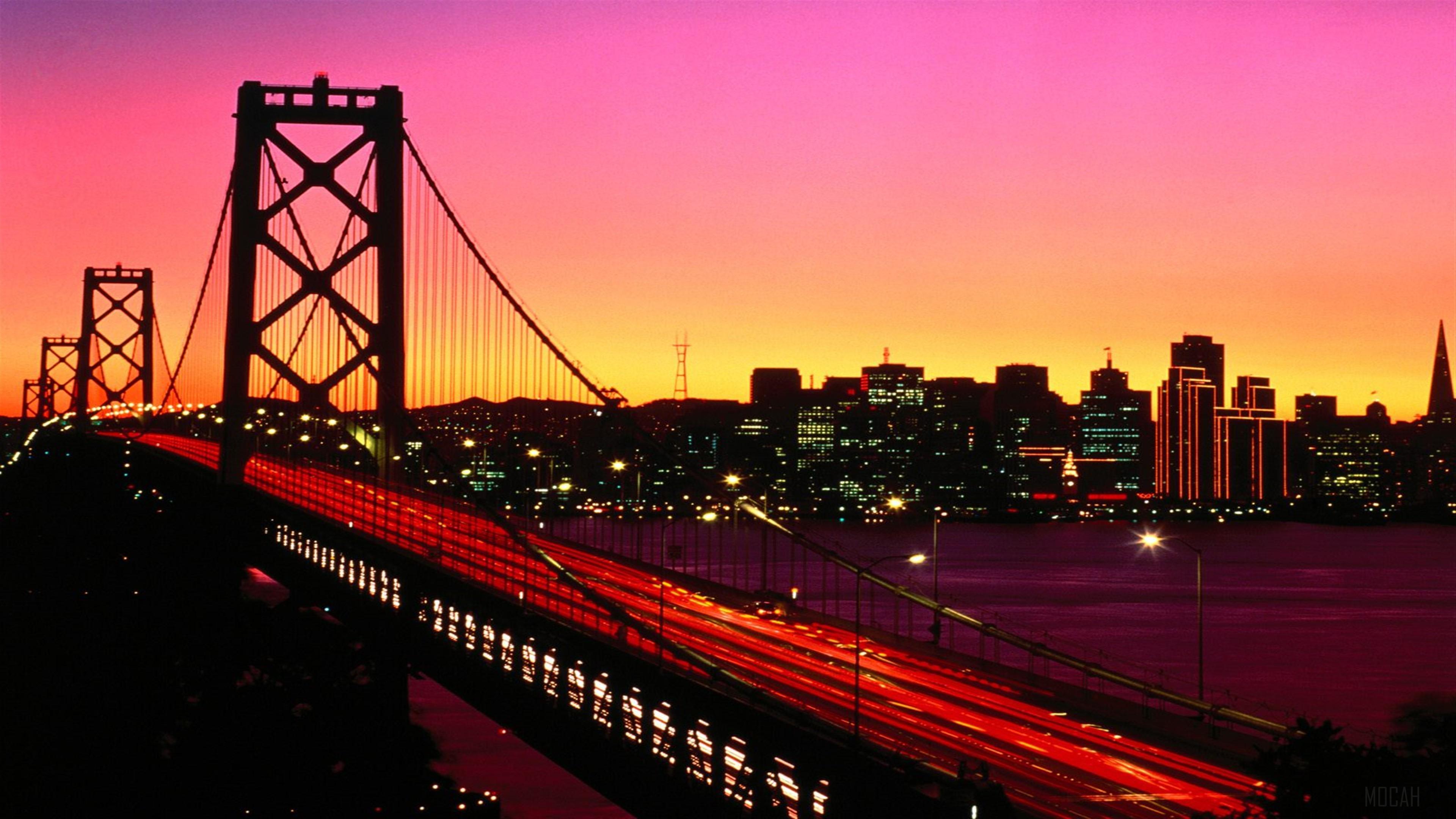 HD wallpaper, Treasure Island View Bay Bridge San Francisco 4K
