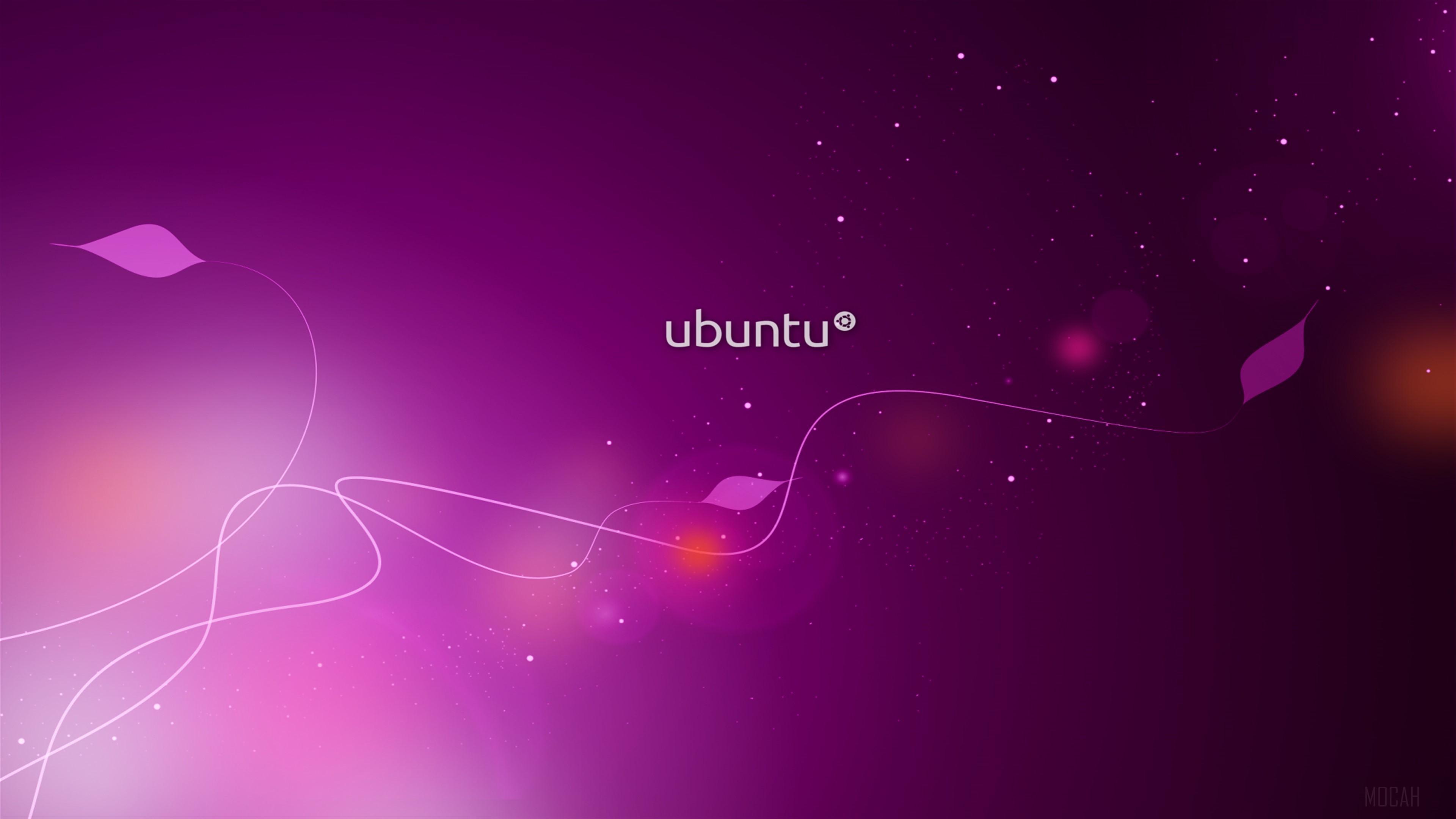 HD wallpaper, Ubuntu Purple 4K