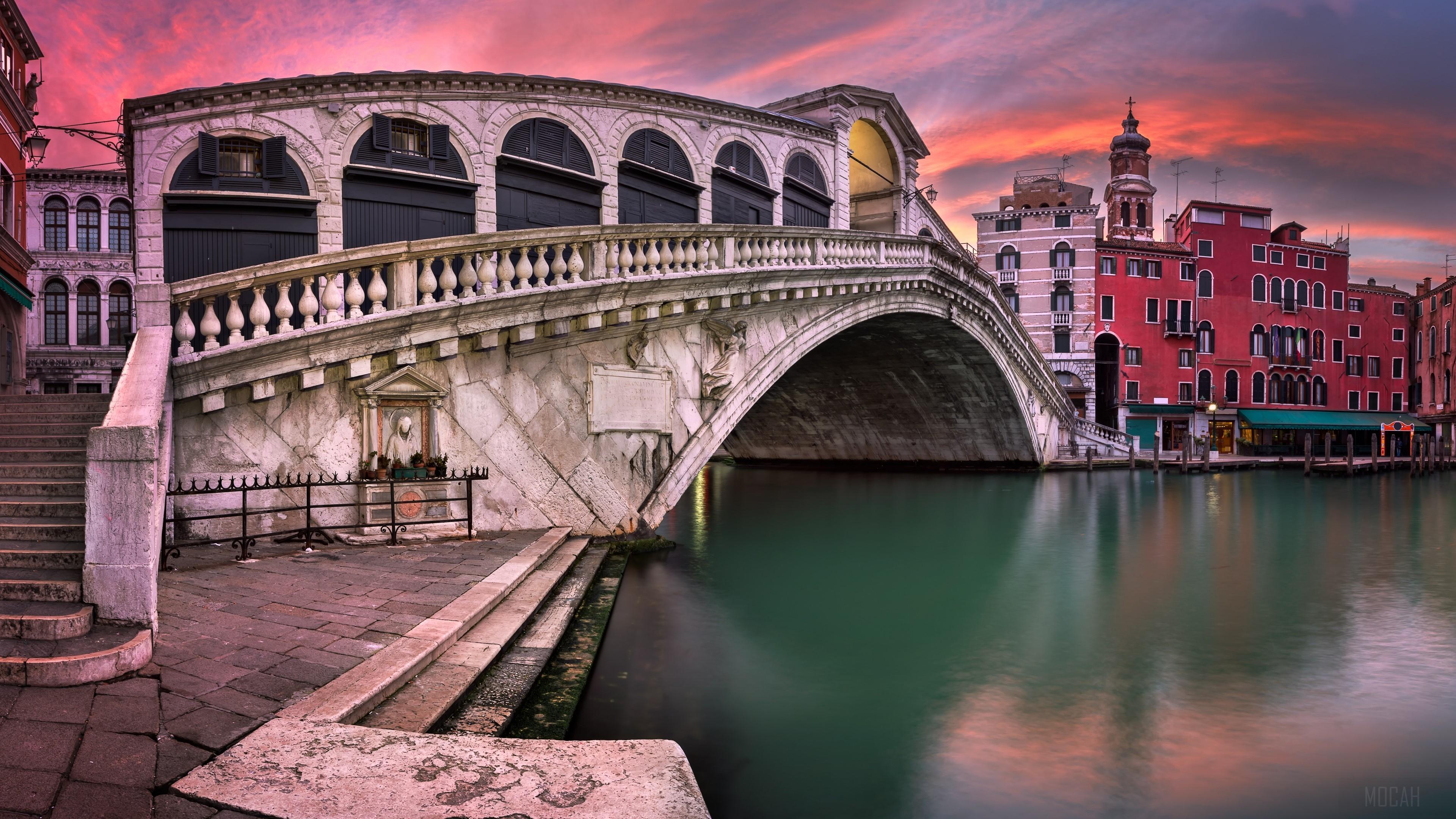 HD wallpaper, Rialto Bridge, Italy, Venice 4K, Bridge