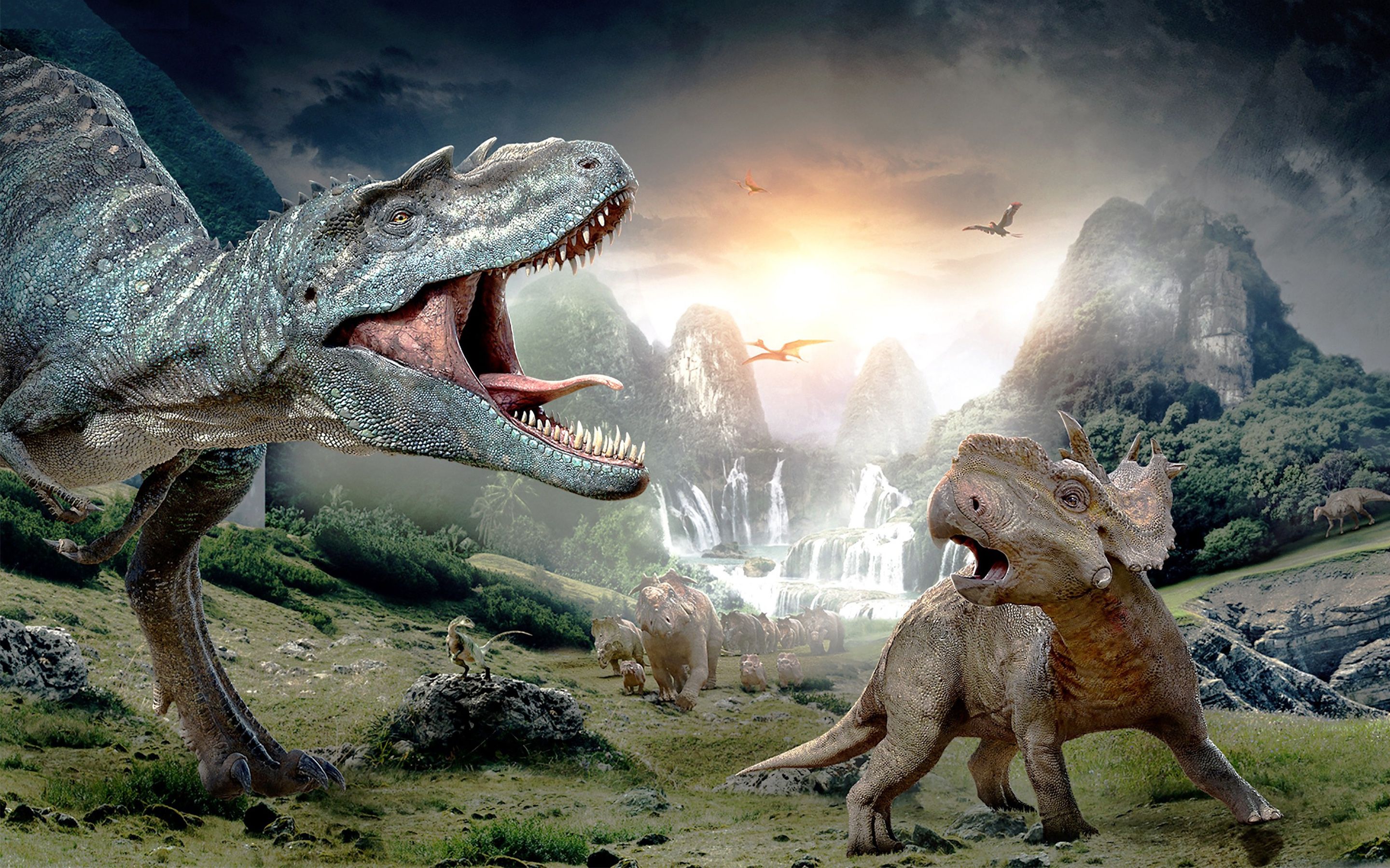 HD wallpaper, Walking, Movie, With, Dinosaurs