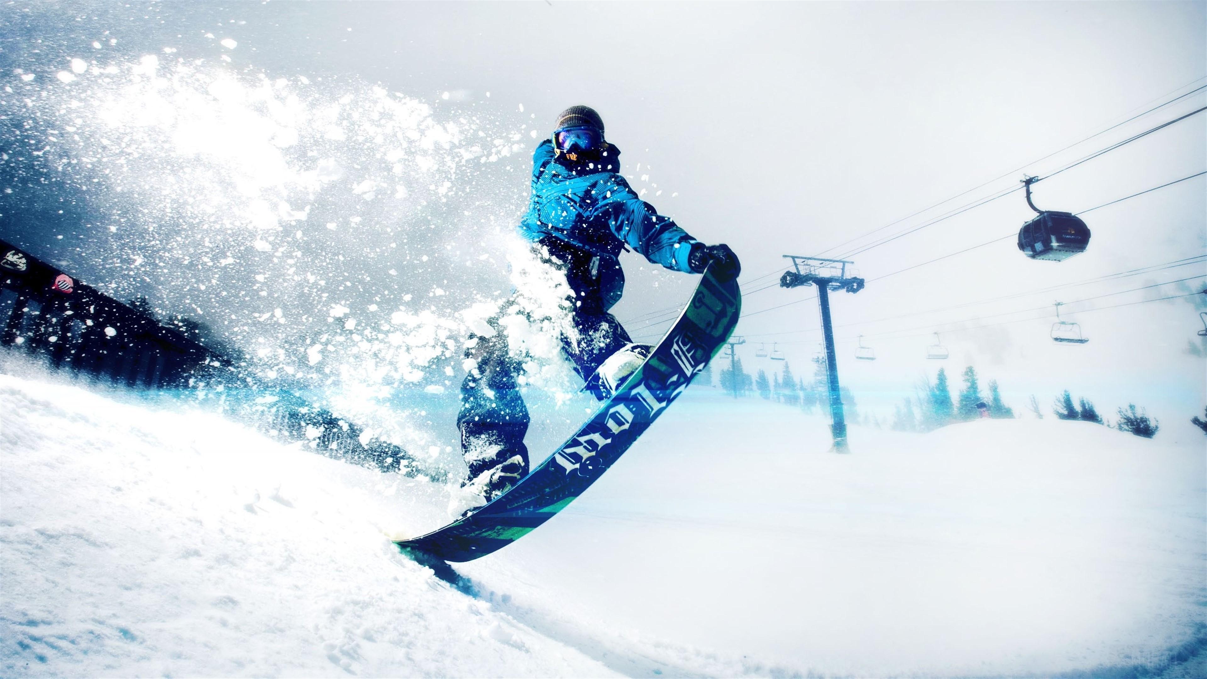 HD wallpaper, Windows Ski Snowboard Outdoor 4K