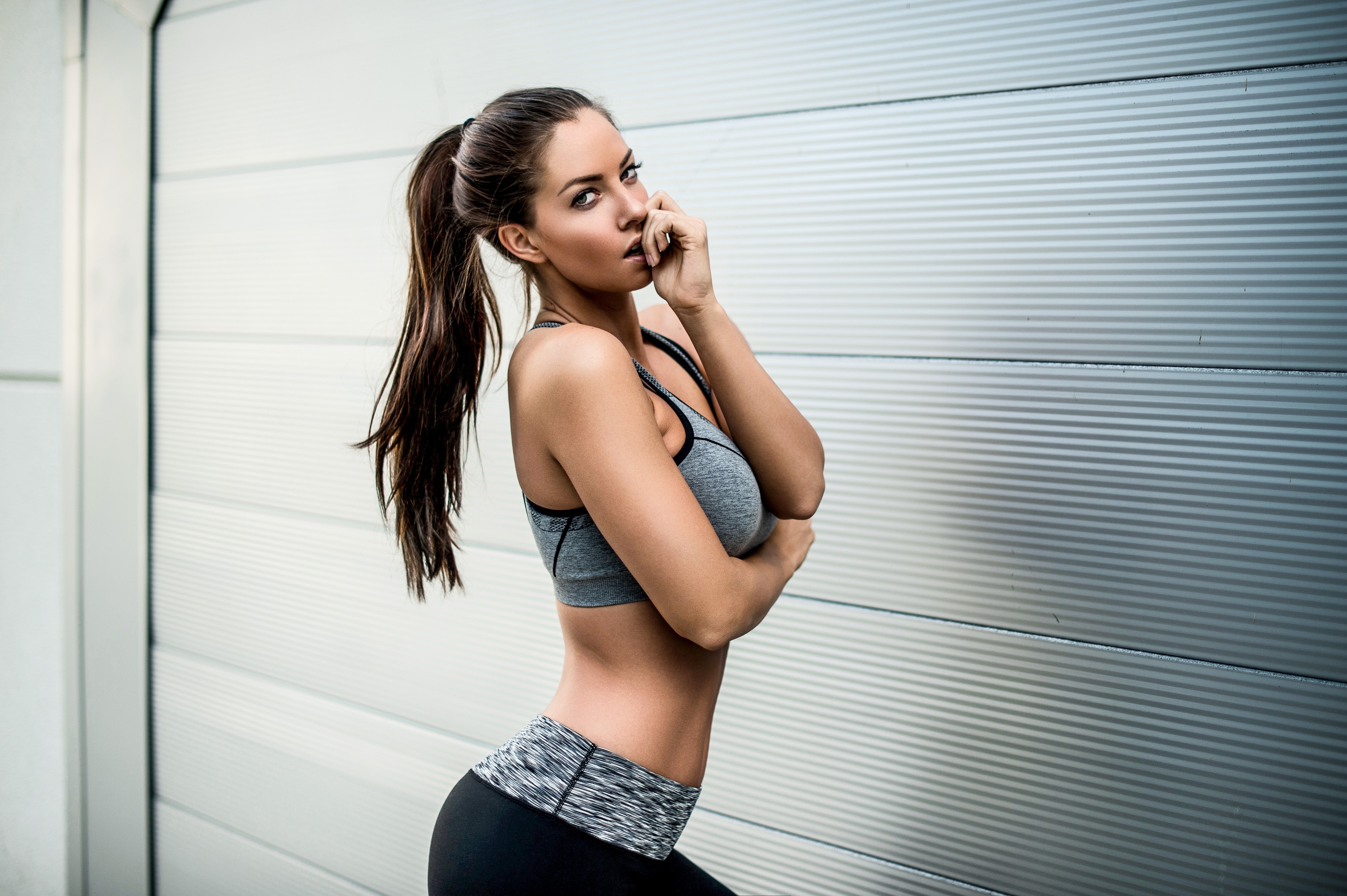 HD wallpaper, 5K, Workout, Janna Breslin, Fitness Model