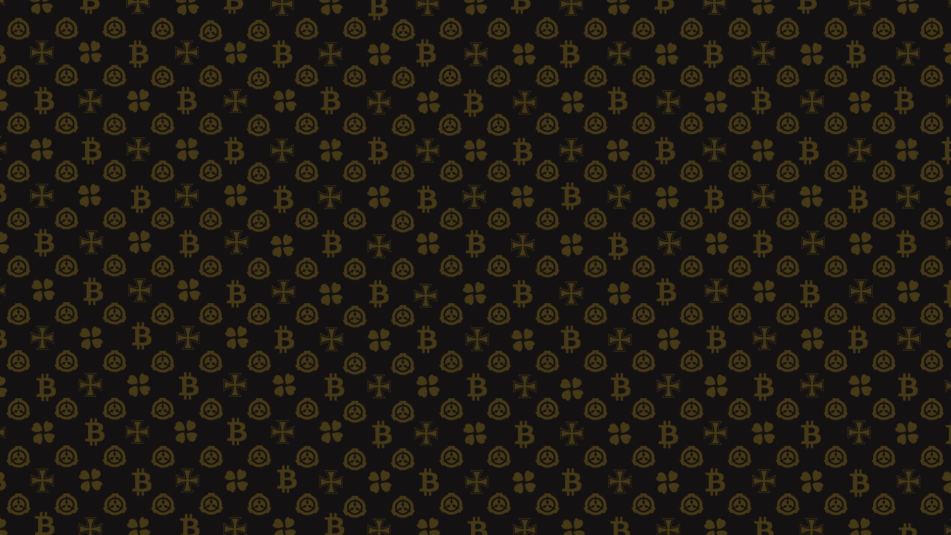 HD wallpaper, Scp, Scp Foundation, 4Chan, Cross, Bitcoin, Pattern