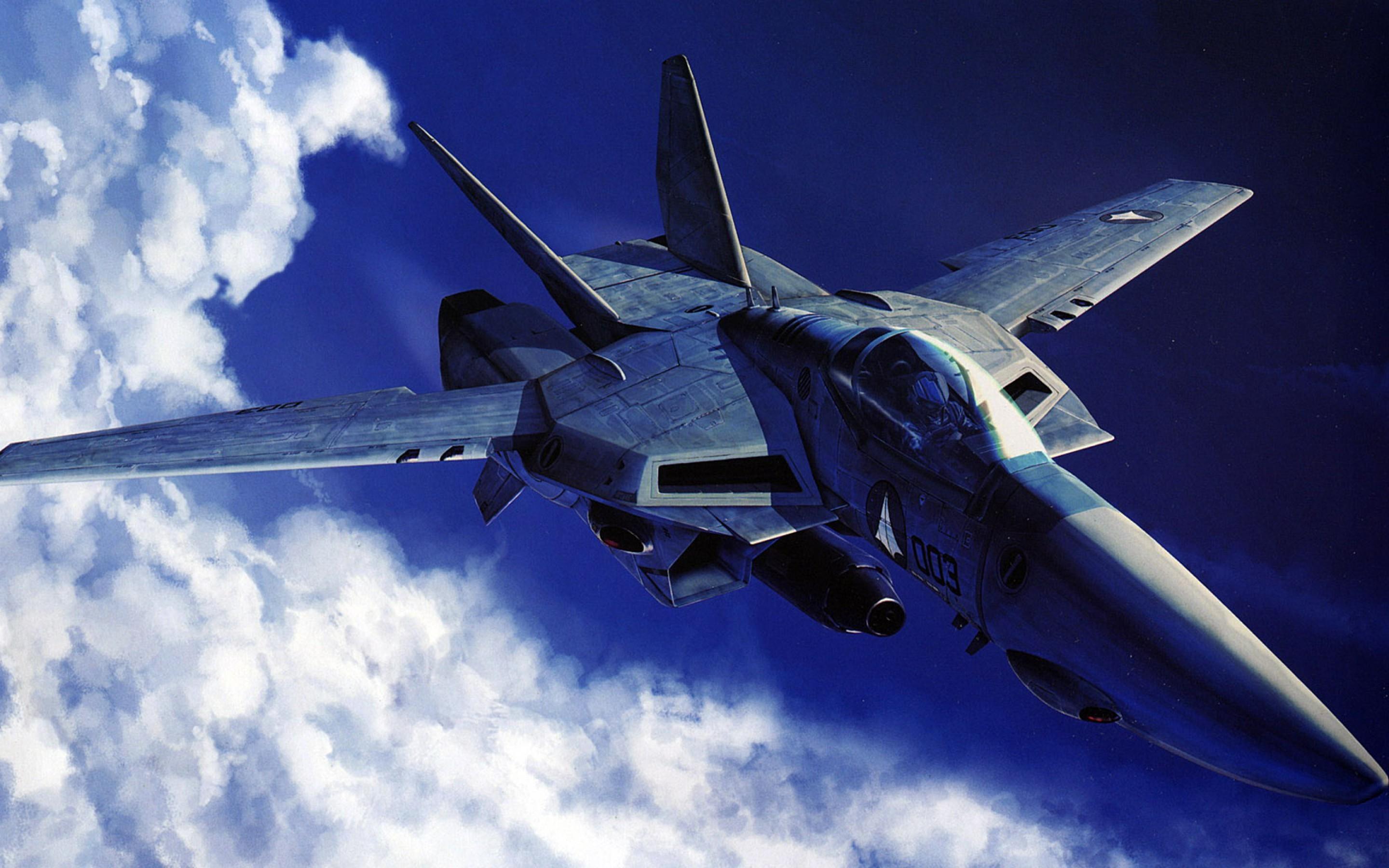 HD wallpaper, Digital Art, Futuristic, Vehicle, Macross, Military Aircraft, Jet Fighter, Aircraft