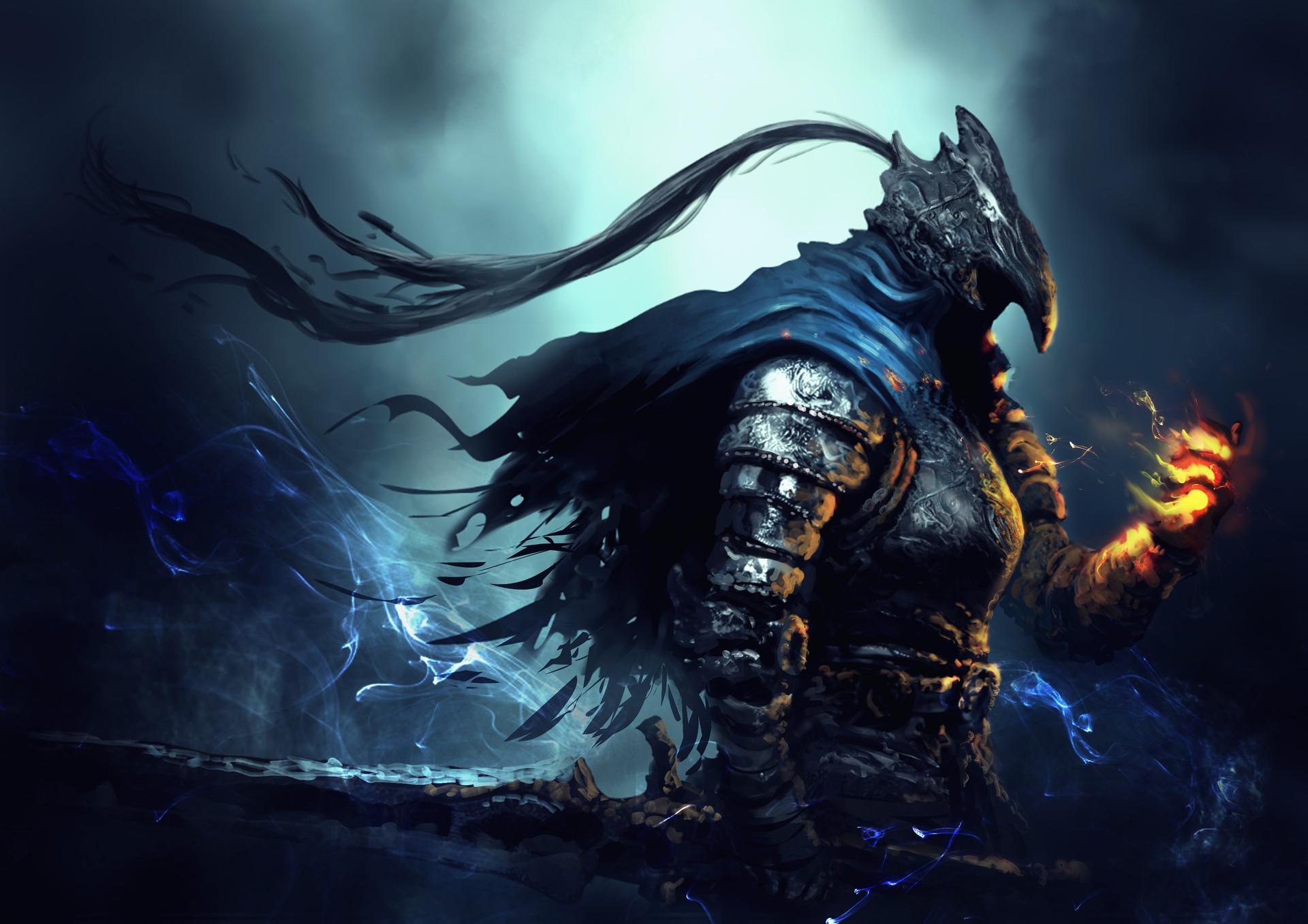 HD wallpaper, Video Game Art, Artorias The Abysswalker, Knight, Artorias, Dark Souls, Fantasy Art