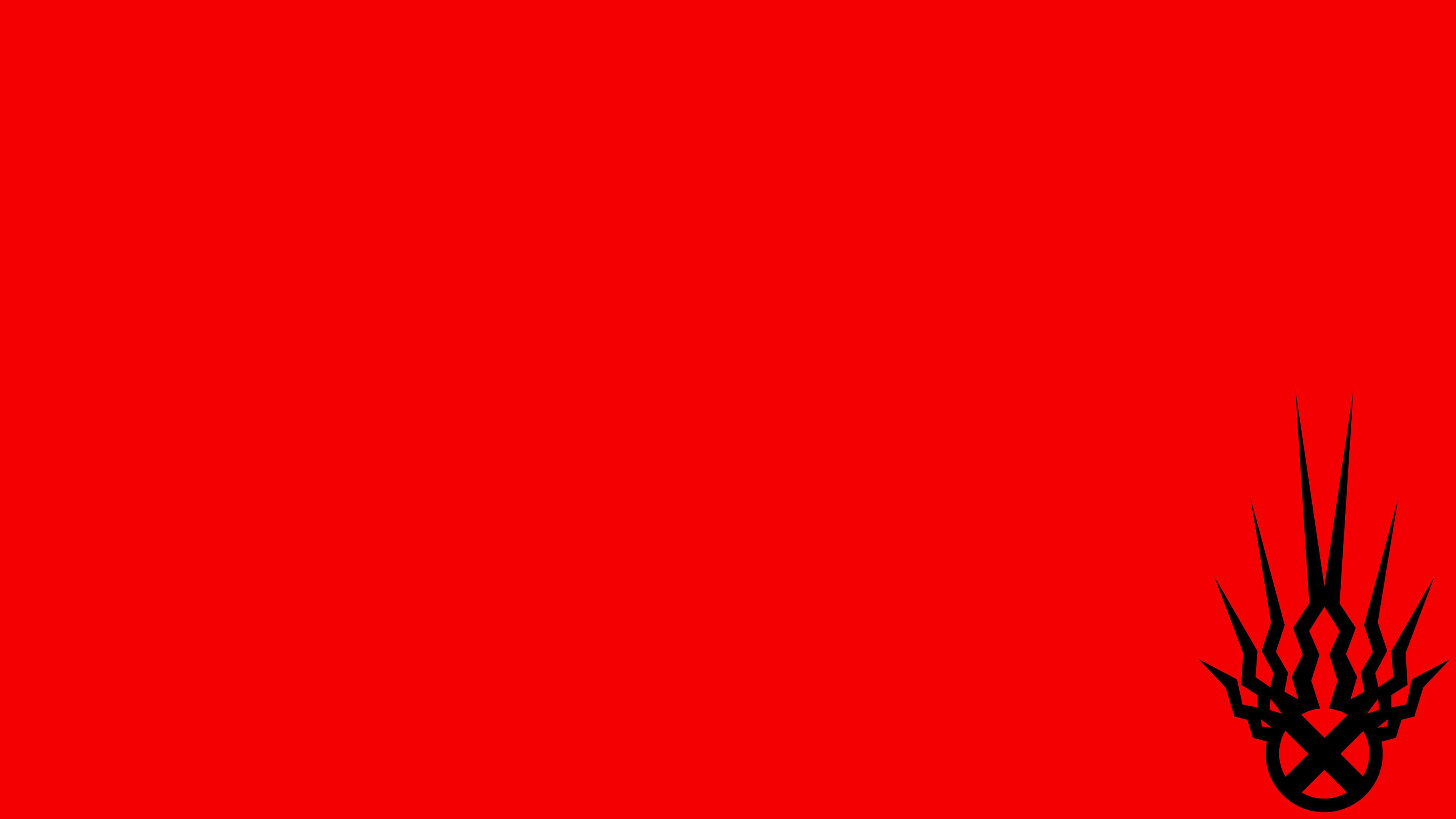 HD wallpaper, Red Background, Music, Deviantart, Static X, Minimalism, Red, Metal Music, Logo, Simple Background