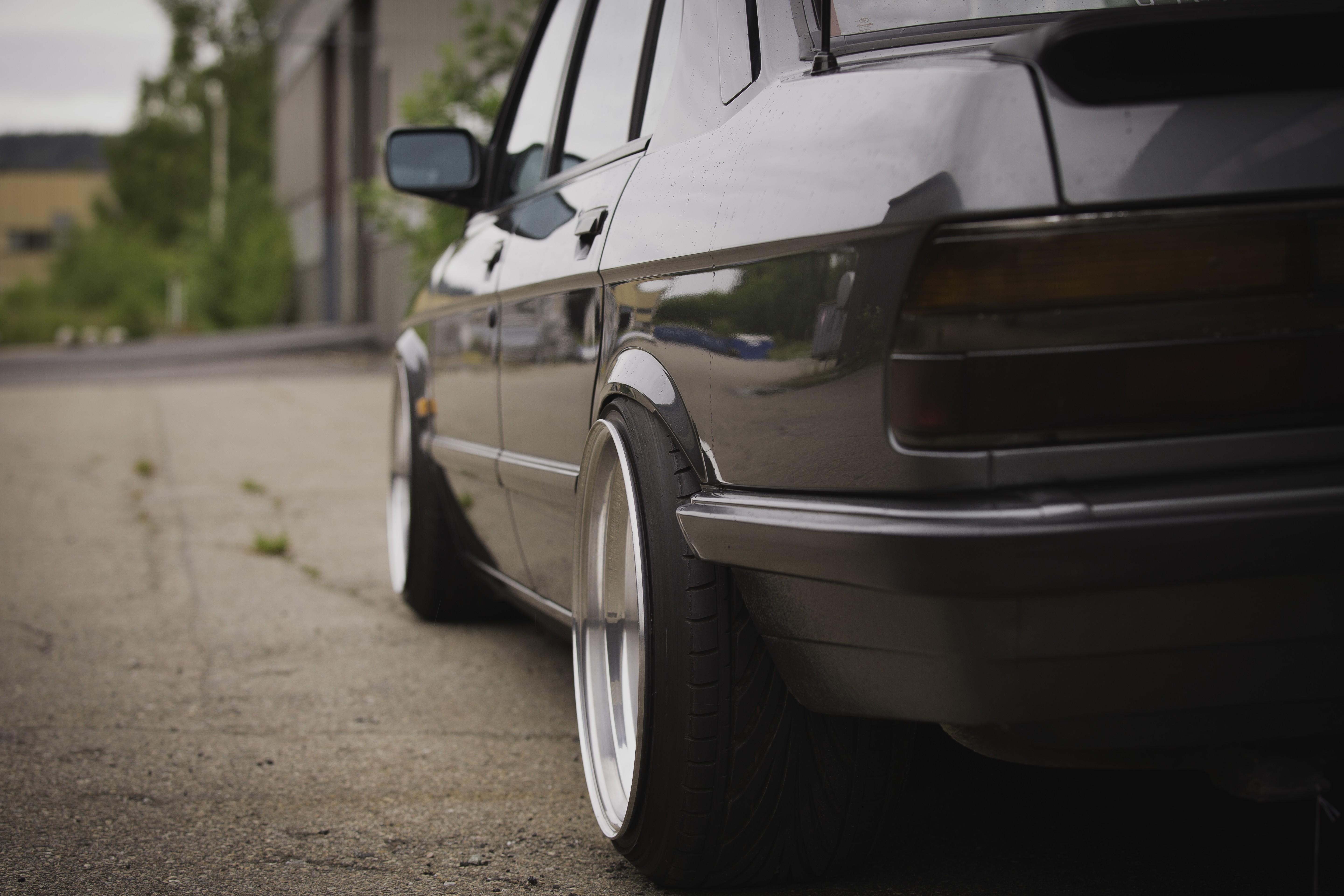 HD wallpaper, Summer, Norway, Black Cars, Bmw E28, Stanceworks, Bmw 5 Series, Bmw, Car, Save The Wheels, Low Car, Static, Vehicle