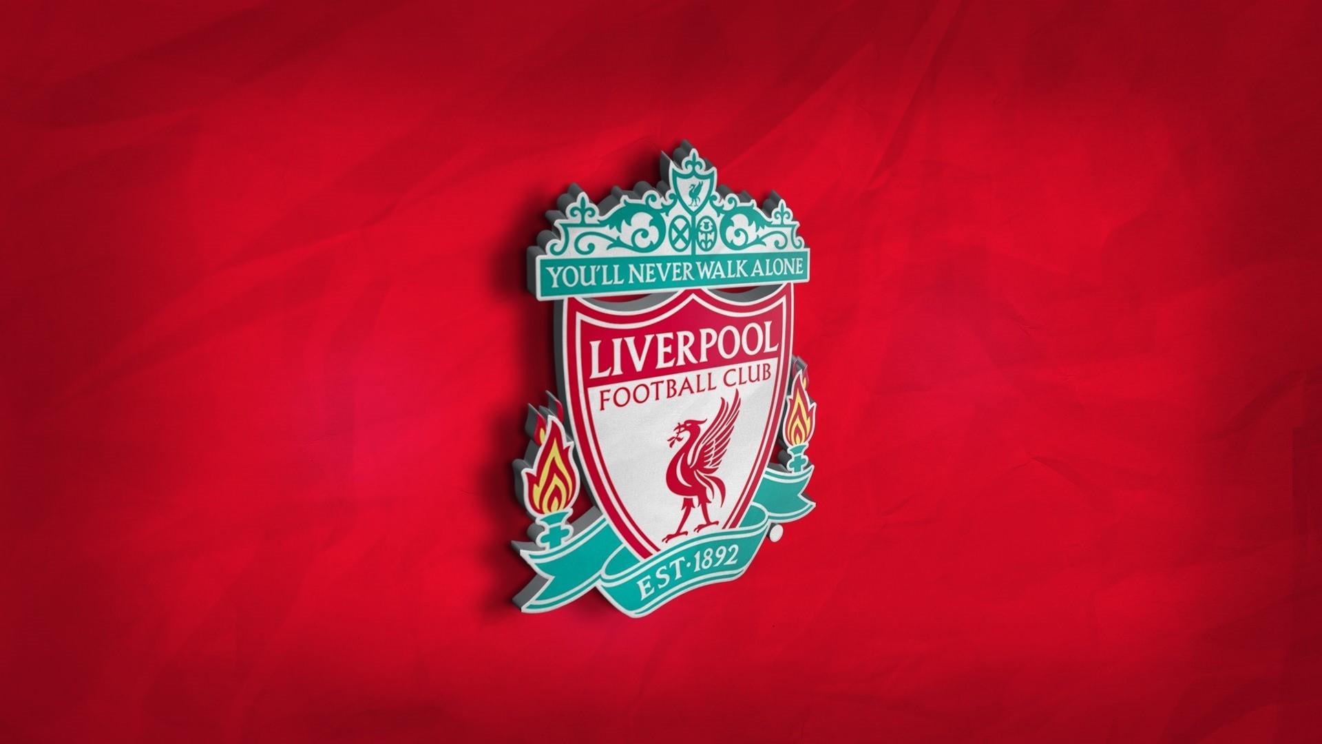 HD wallpaper, Premier League, Red Background, British, Ynwa, Liverpool Fc, Soccer, Logo, Sport, Red