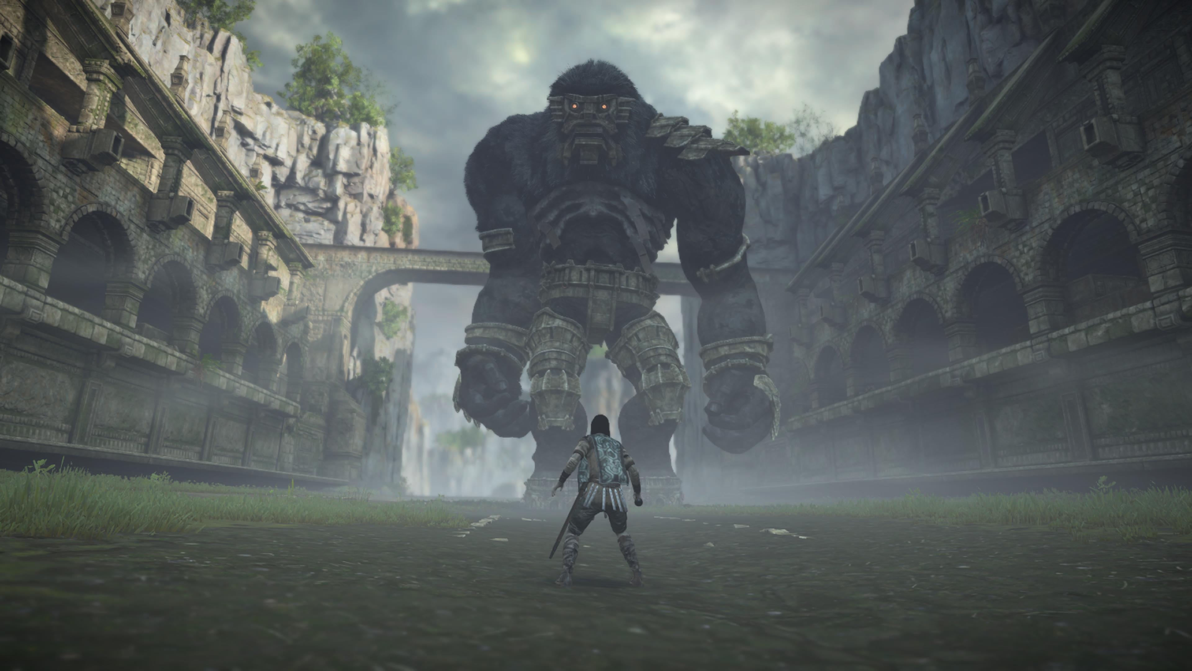 HD wallpaper, Screen Shot, Video Game Art, Playstation 5, Shadow Of The Colossus, Wander, Creature, Video Games, Playstation