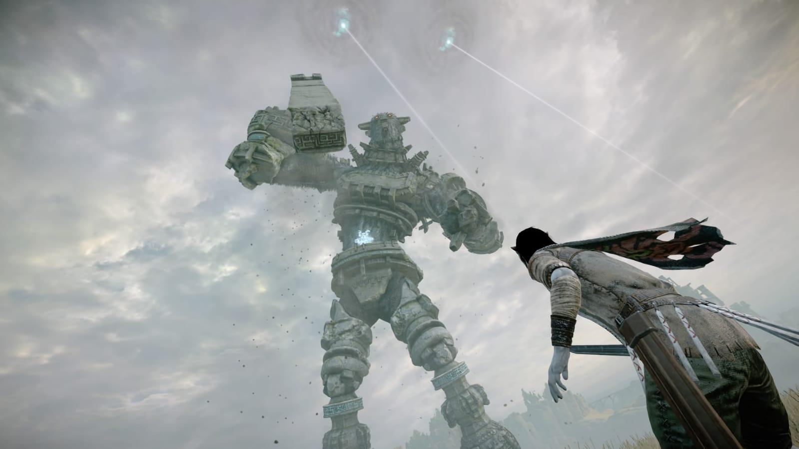HD wallpaper, Sword, Video Game Characters, Shadow Of The Colossus, Gaius, Wander, Battle, Colossus, Video Games, Giant