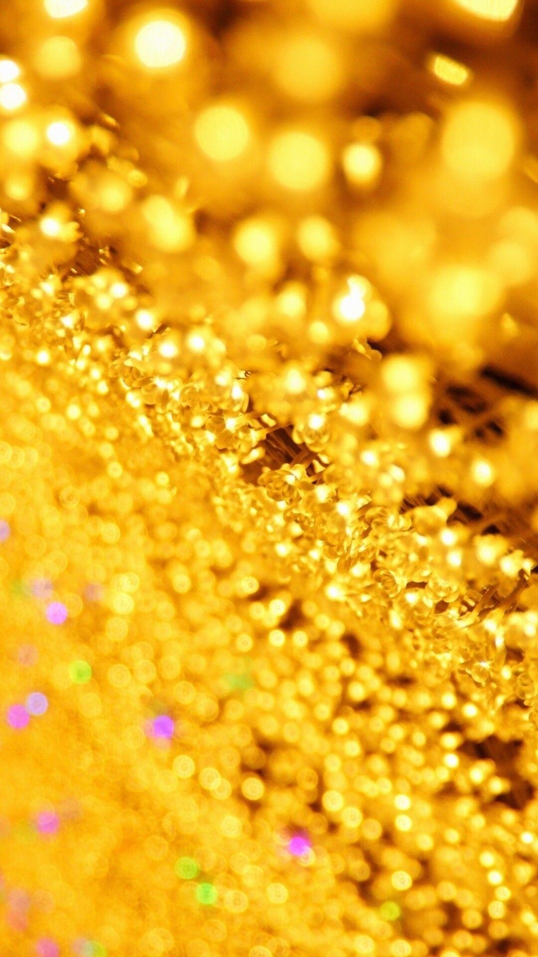 HD wallpaper, Luxurious Aesthetics, Shimmering Backdrop, Glitter Gold Wallpapers, Sparkling Bling, Samsung 1080P Gold Glitter Background Photo, 1080X1920 Full Hd Phone