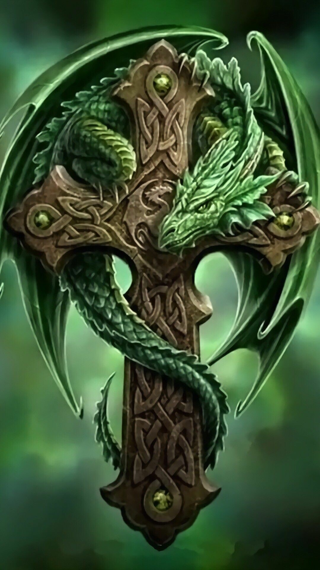 HD wallpaper, Intricate Designs, Historical Symbolism, Celtic Art, Samsung Full Hd Dragon Wallpaper Image, Mythical Creatures, 1080X1920 Full Hd Phone