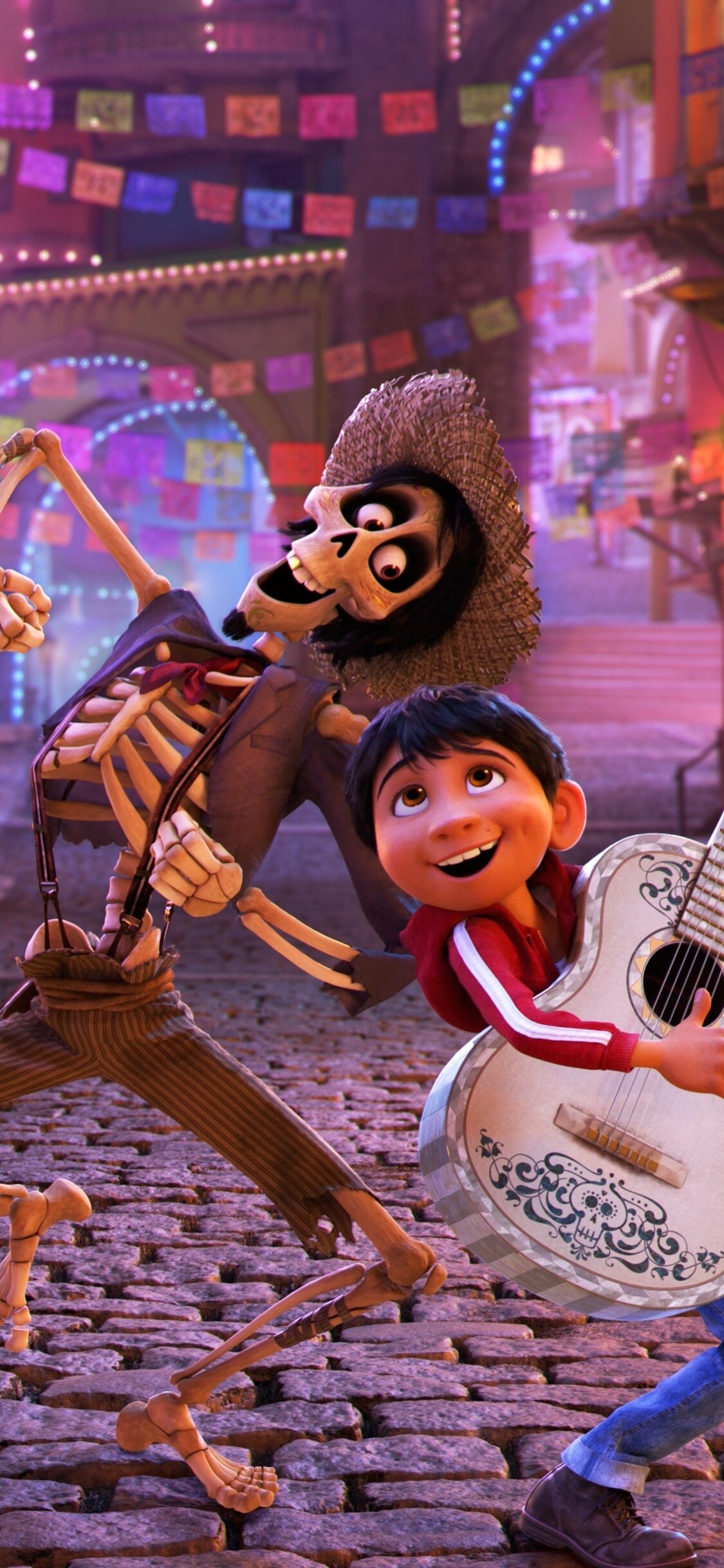 HD wallpaper, 4K Imagery, 1130X2440 Hd Phone, Coco Animated Movie Wallpaper, Iphone Hd Coco Cartoon Wallpaper Image, Iphone Xs Wallpaper, Stunning Visuals