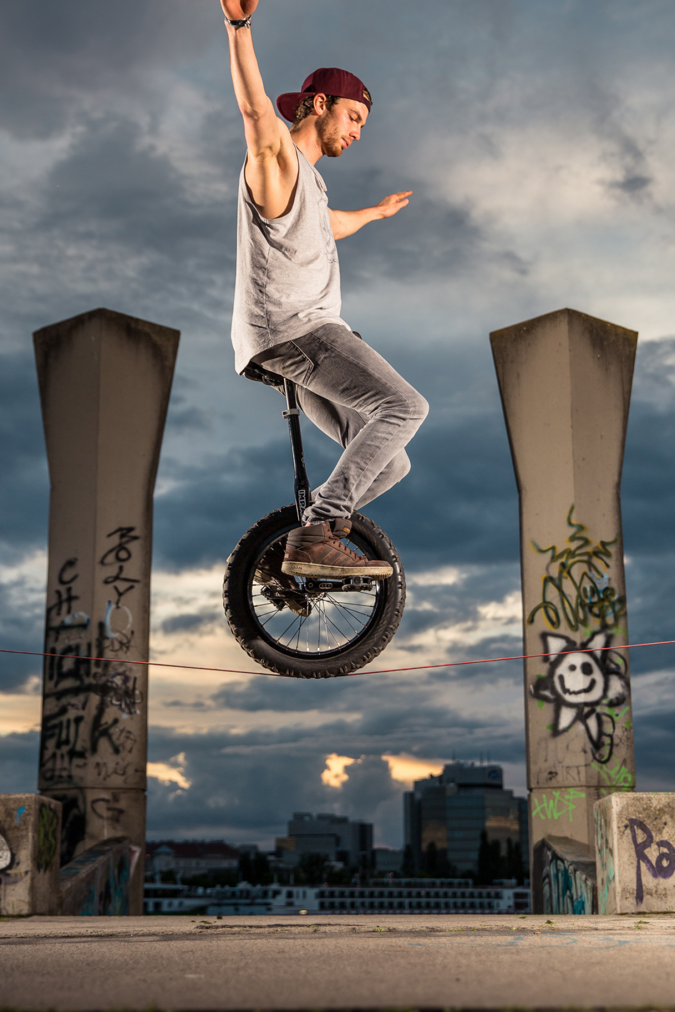 HD wallpaper, Unicycles, Samsung Hd Unicycle Background, 1340X2000 Hd Phone, Gravity Pushback, Wahlhuetter, Unicycle Sports