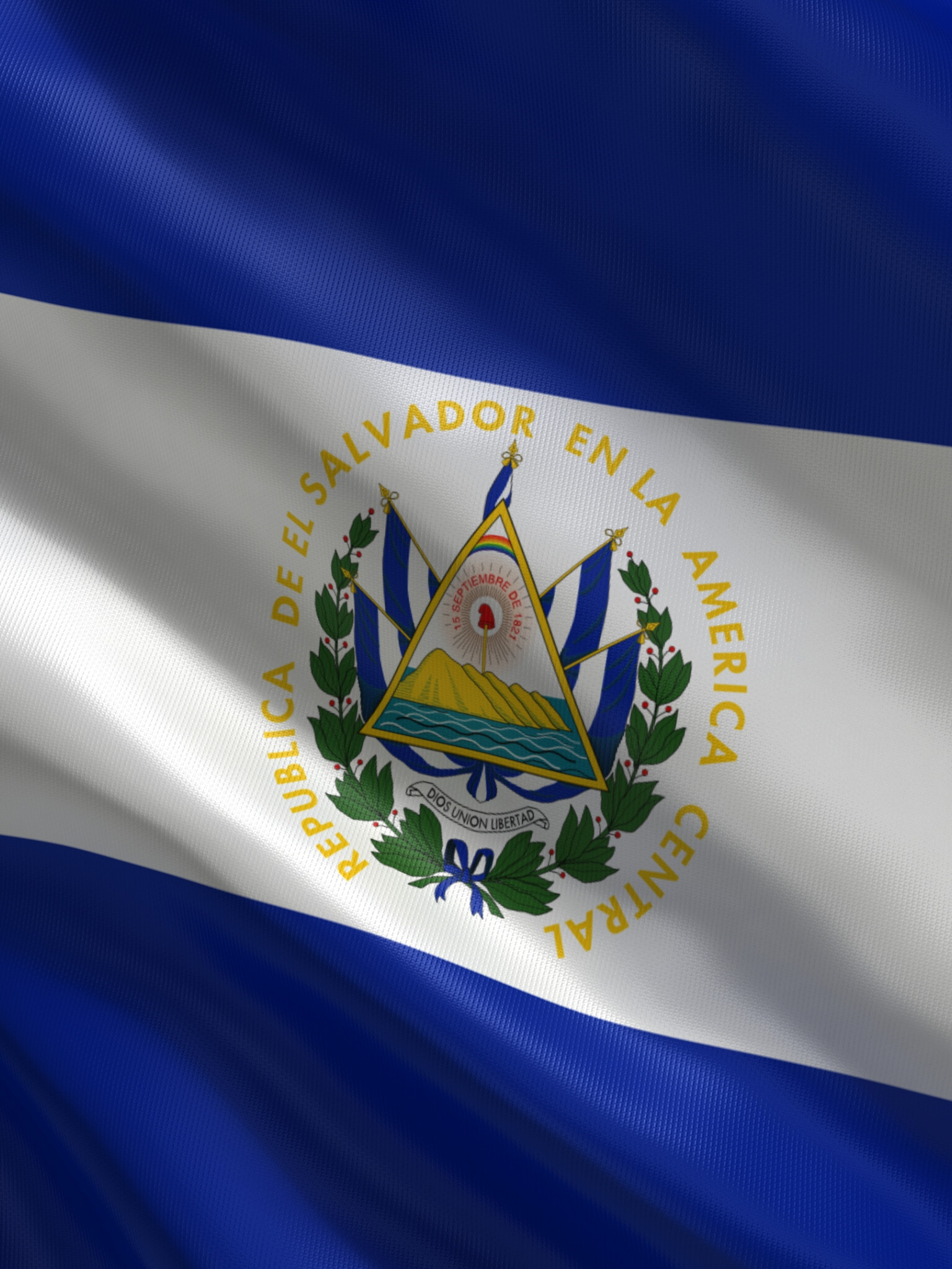 HD wallpaper, Mobile Hd Republic Of El Salvador Background, Patriotic Tribute, High Quality Image, Bandera De El Salvador, 1540X2050 Hd Phone, National Flag