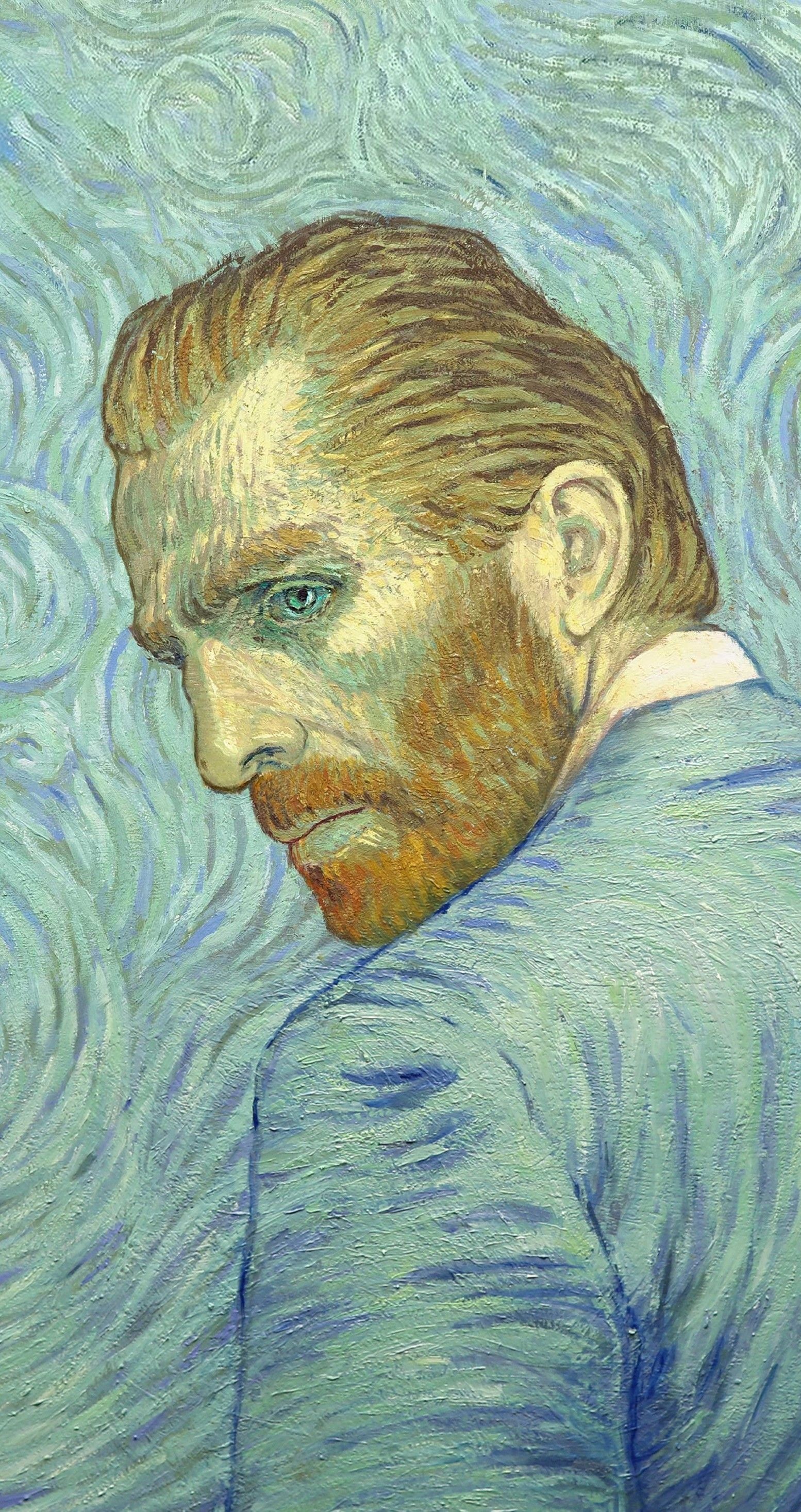 HD wallpaper, Iphone Hd Vincent Van Gogh Wallpaper Image, 1560X2940 Hd Phone, Van Gogh Artistry, Captivating Wallpaper, Art Movie Tribute, Vincent Van Gogh