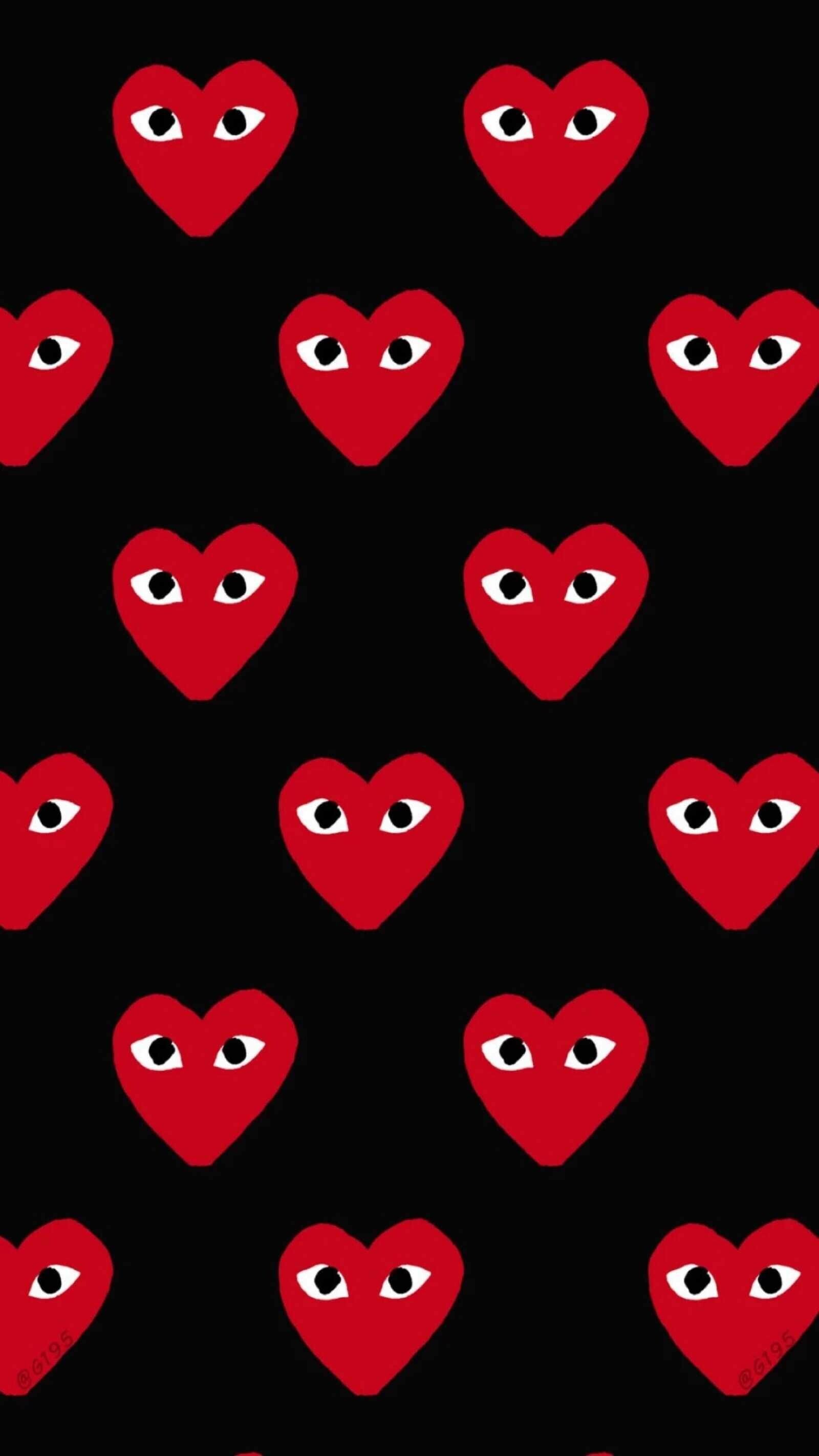 HD wallpaper, Mobile Hd Comme Des Garcons Background Image, 1600X2850 Hd Phone, Hypebeast Feature, Wallpaper Collection, Cdg Patterns, Comme Des Garcons