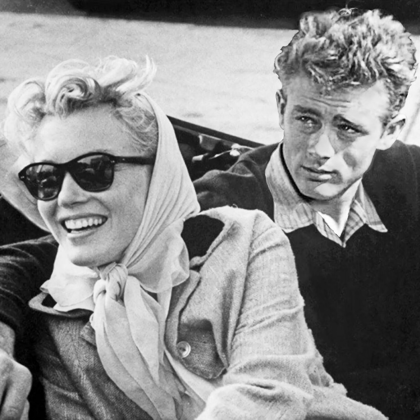 HD wallpaper, Brooding Charisma, Rebel Without A Cause, 1750X1750 Hd Phone, Film Icon, James Dean, Phone Hd Marilyn Monroe And James Dean Wallpaper Image