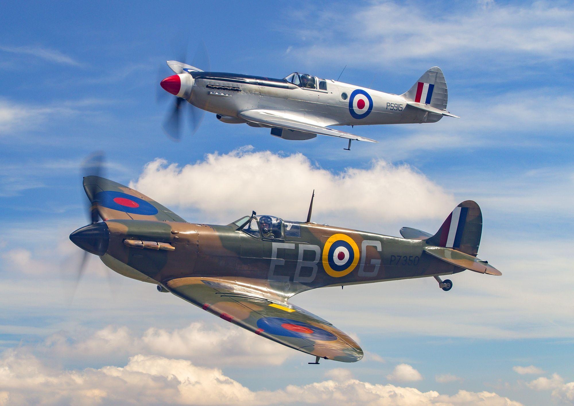 HD wallpaper, Aviation History, Hawker Hurricane, Fighter Planes, Desktop Hd Hawker Hurricane Wallpaper, Supermarine Spitfire, 2000X1420 Hd Desktop