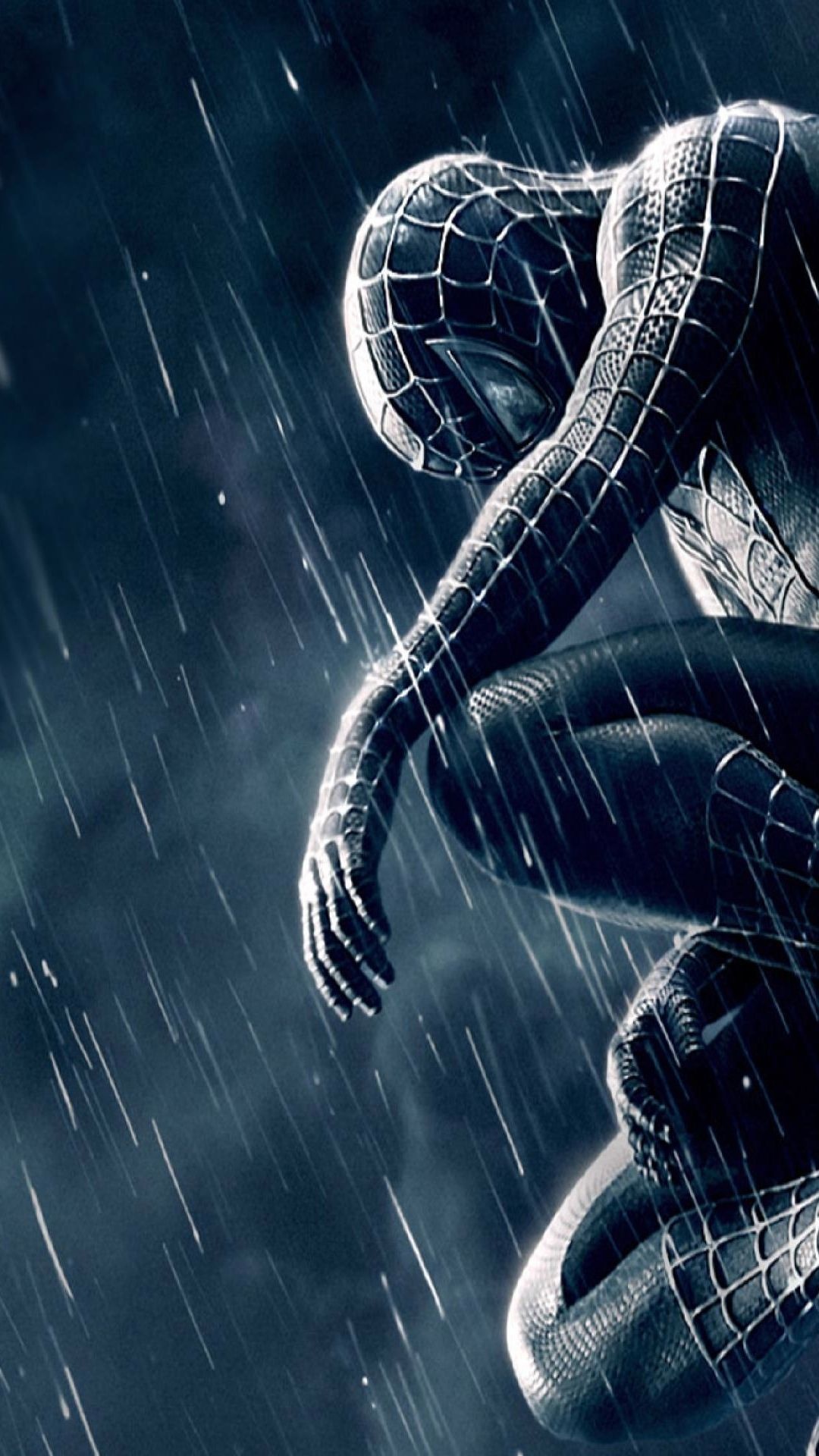 HD wallpaper, Amazing Spider Man, Phone Full Hd Spider Man Tobey Maguire Wallpaper, Cinematic Visuals, Spiderman 3, 1080X1920 Full Hd Phone, Black And Blue Wallpaper