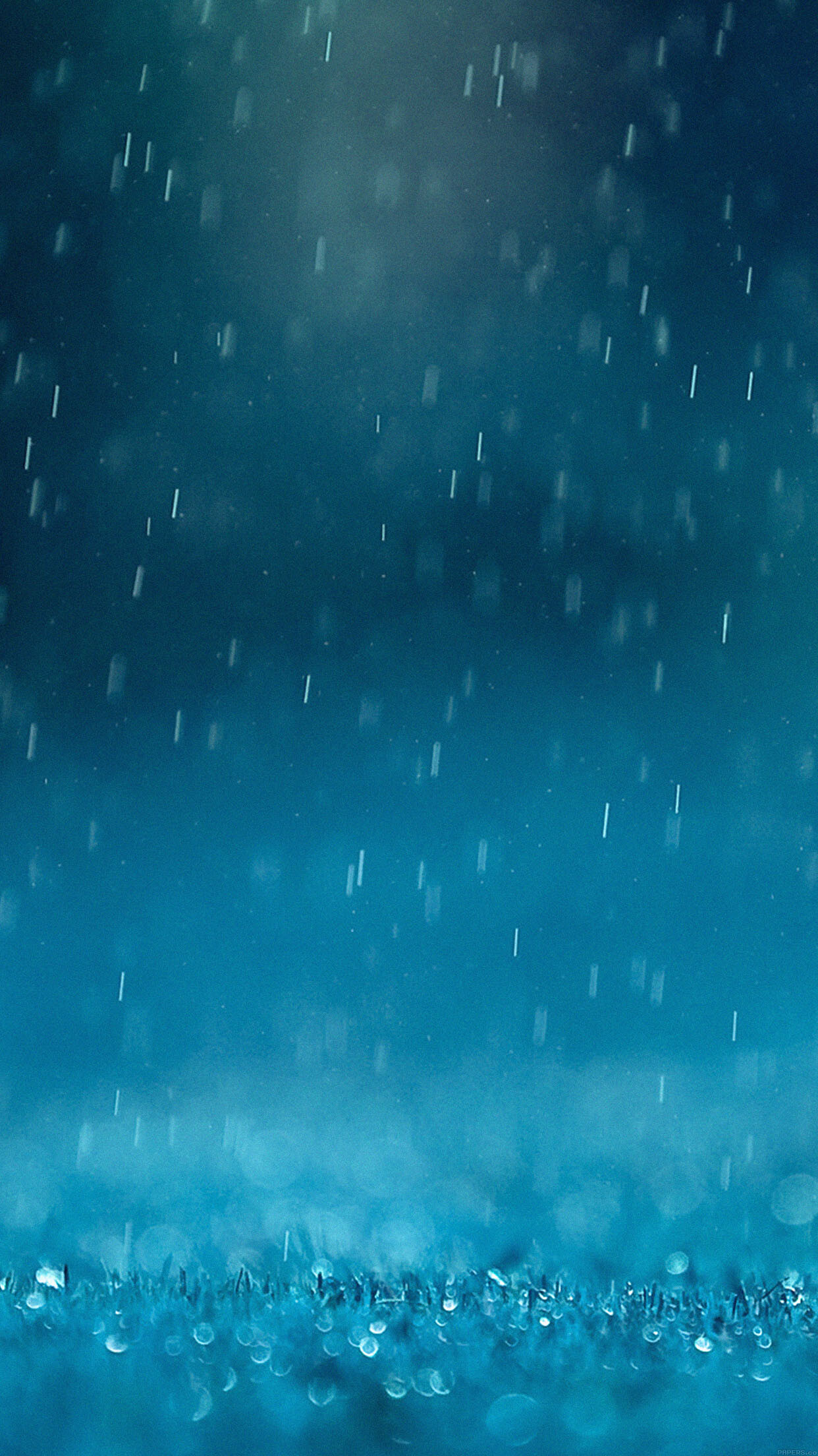 HD wallpaper, Aesthetic Rain Scenes, 1250X2210 Hd Phone, Raindrop Magic, Blue Rain Wallpaper, Mobile Hd Rain Wallpaper Photo