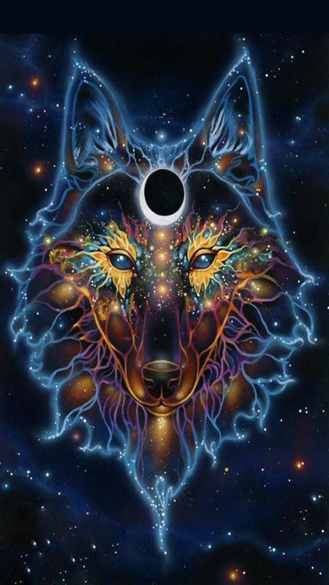 HD wallpaper, Ancient Wisdom, Celtic Wolf Art, Mythical Creature, Tribal Symbolism, 1080X1920 Full Hd Phone, Phone 1080P Wolf Wallpaper Image