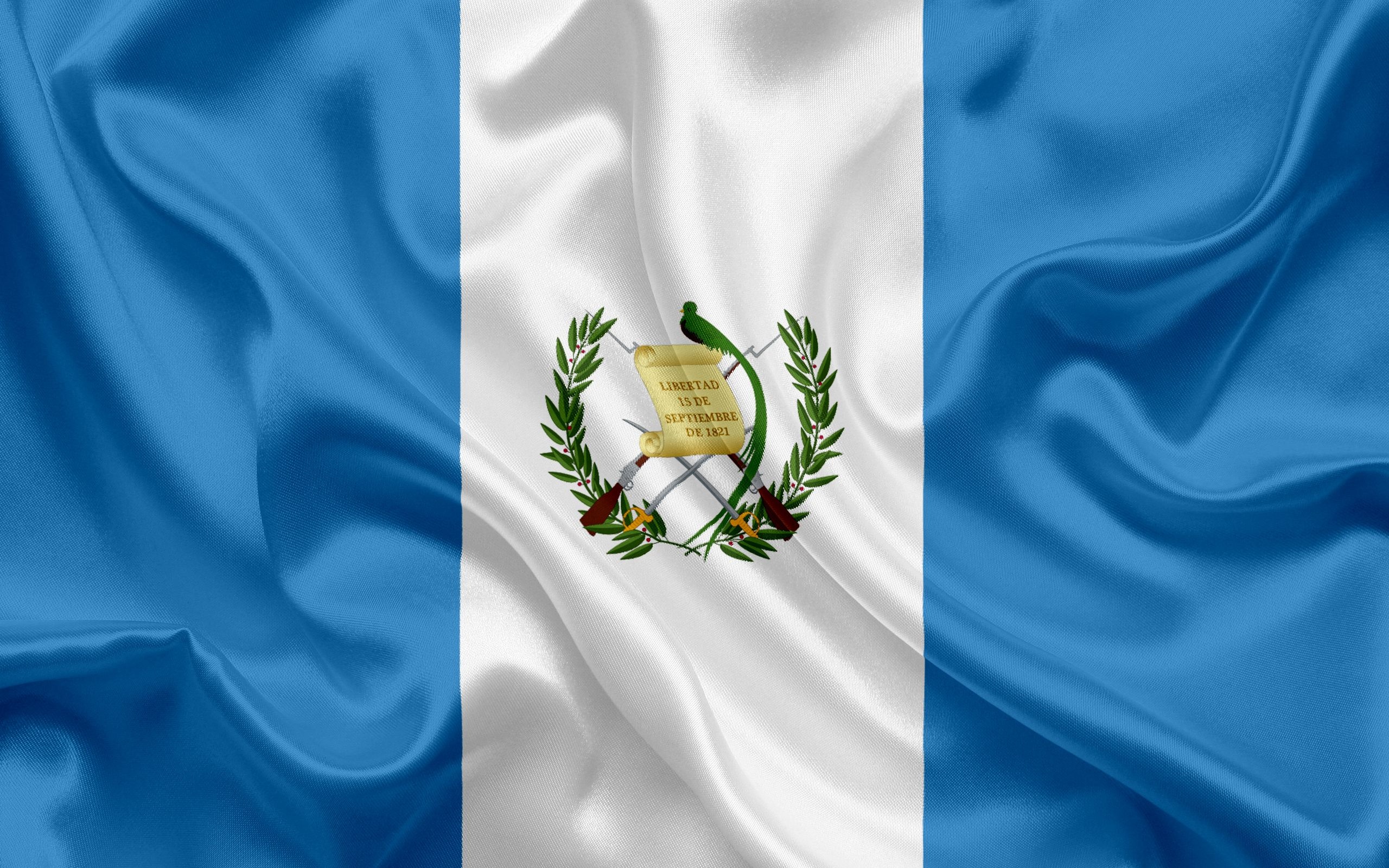 HD wallpaper, National Pride, Desktop Hd Guatemala Wallpaper Image, Bandera Guatemala, Patriotic Symbol, 2560X1600 Hd Desktop, Centroamerica Wallpaper