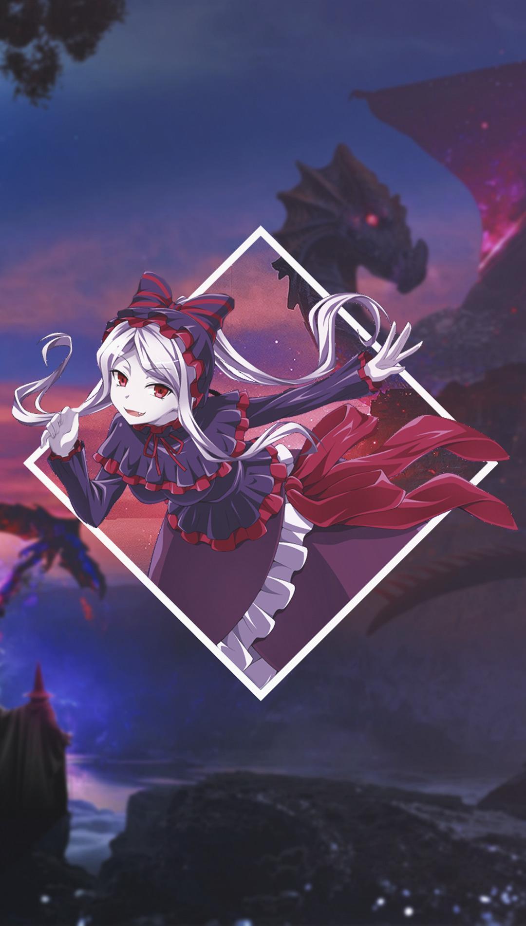 HD wallpaper, Anime Girls, Shalltear Bloodfallen, Picture In Picture, Anime, Overlord Anime