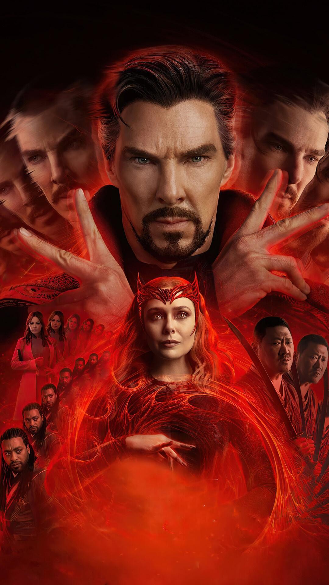 HD wallpaper, Doctor Strange, Wanda Maximoff, Doctor Strange In The Multiverse Of Madness, Scarlet Witch