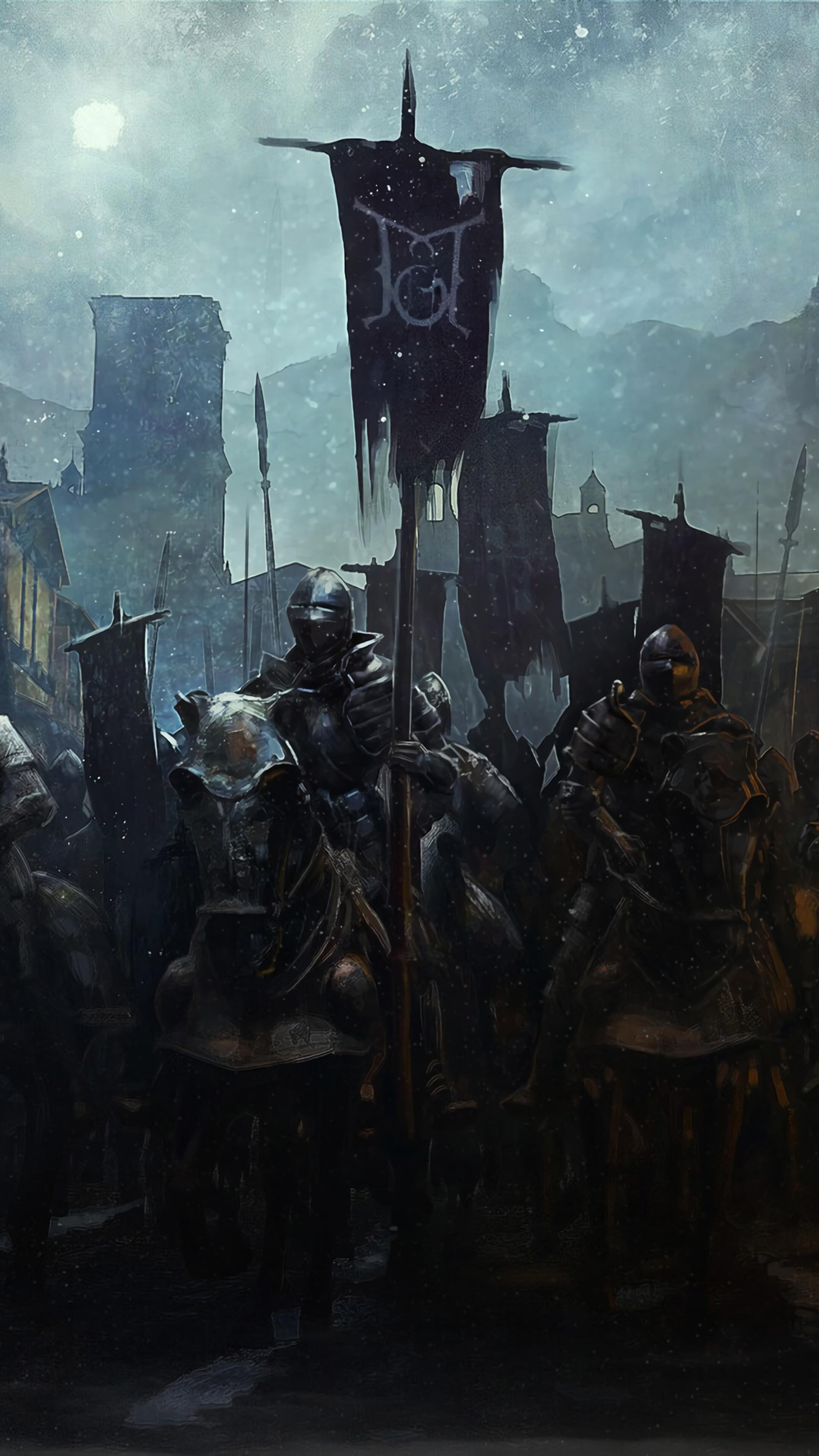 HD wallpaper, Knight, Medieval, Army, 4K, Fantasy