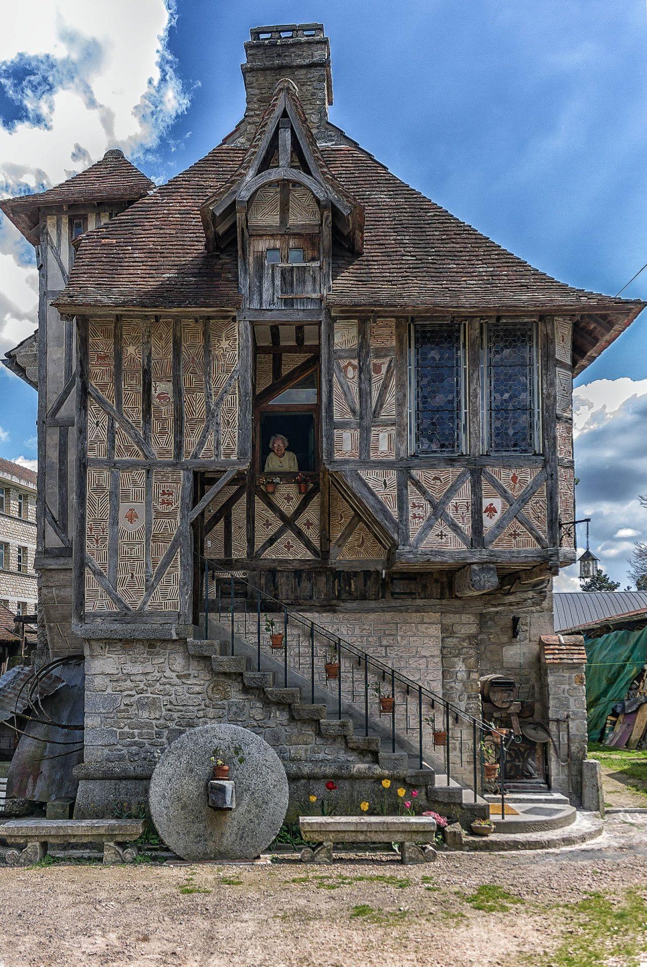 HD wallpaper, House, Portrait Display, France, Architecture, Old People, Old Building, Medieval, Building