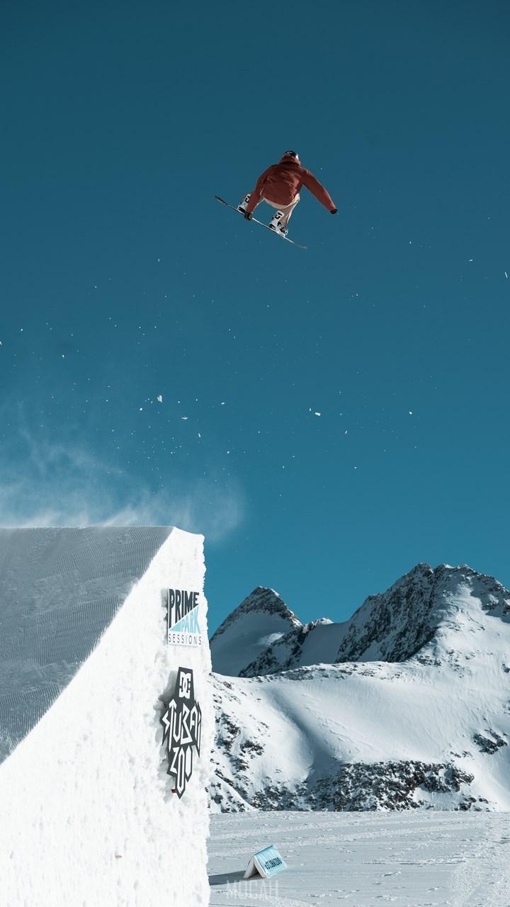 HD wallpaper, 720X1280, Winter, Night, Snowboarding, Snow, Samsung Galaxy A5 Background, Snowboard