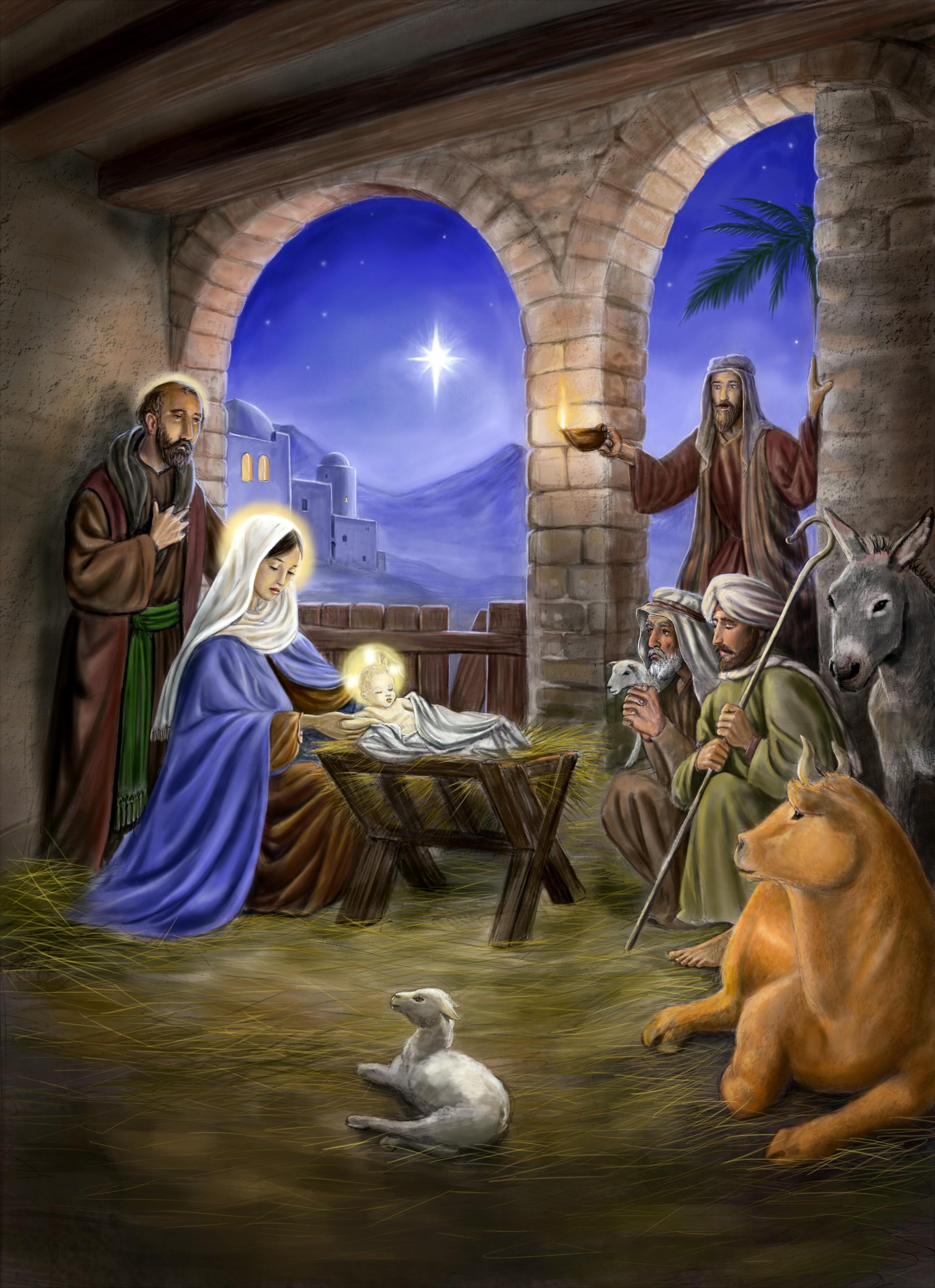 HD wallpaper, Men, The Nativity Scene, Baby Jesus, Religion