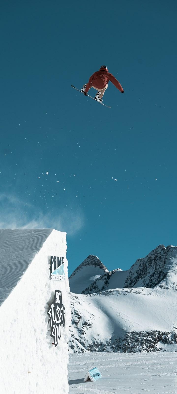 HD wallpaper, Vivo Y20 Wallpaper Full Hd, Snow, Night, Winter, Snowboarding, Snowboard, 720X1600