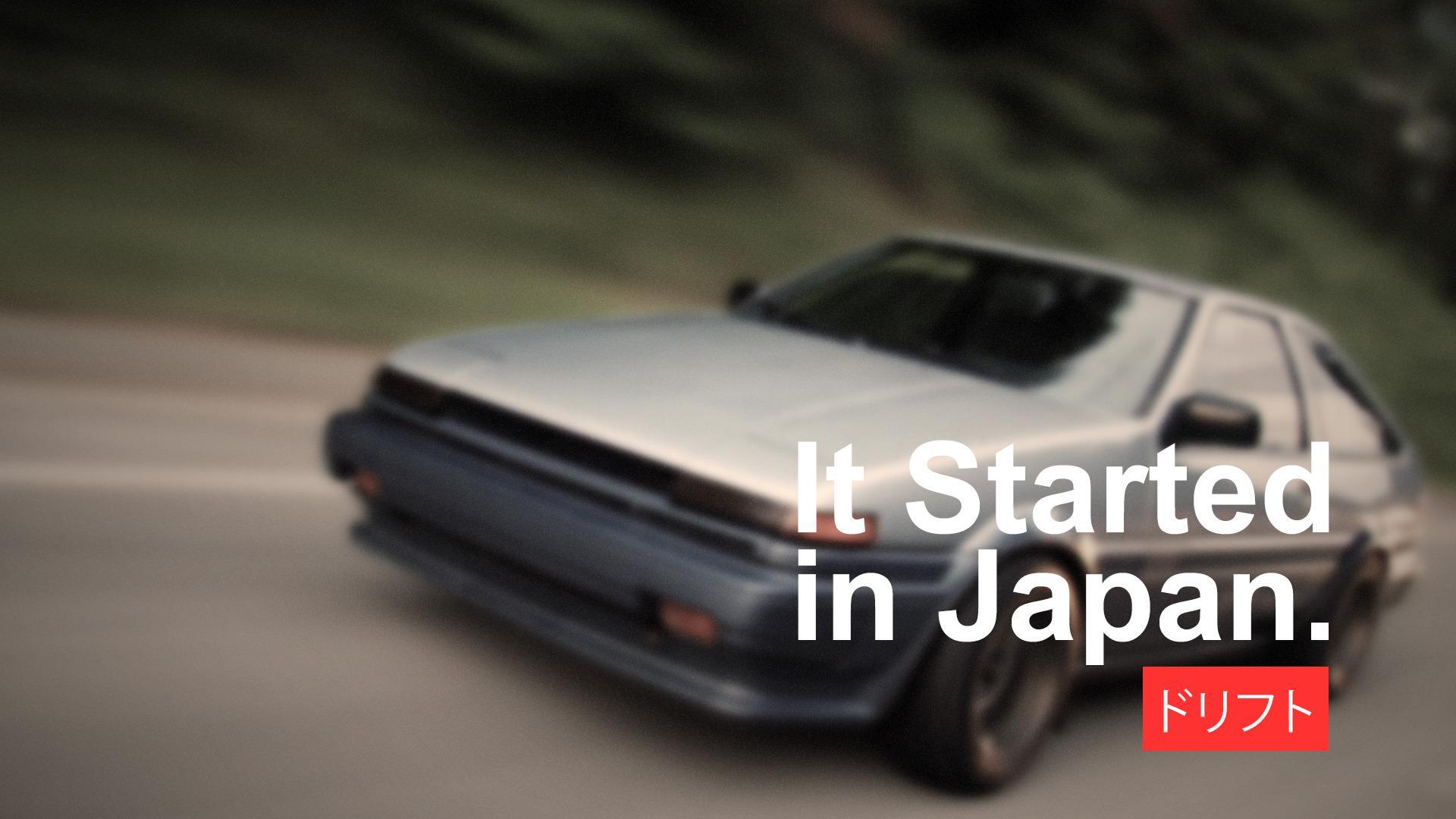 HD wallpaper, 1920X1080 Car Japan Drift Drifting Racing Vehicle Japanese Cars Import Tuning Modified Toyota Ae86 Toyota Ae86 Initial D It Started In Japan Wallpaper Jpg 450 Kb