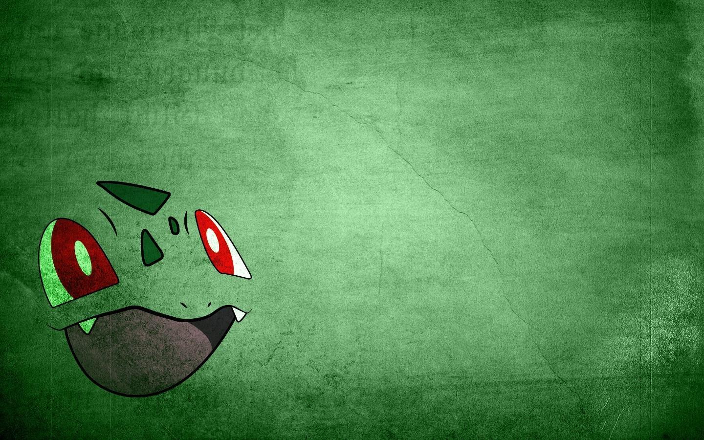 HD wallpaper, Anime Pokemon Minimalism Bulbasaur Green Simple Background