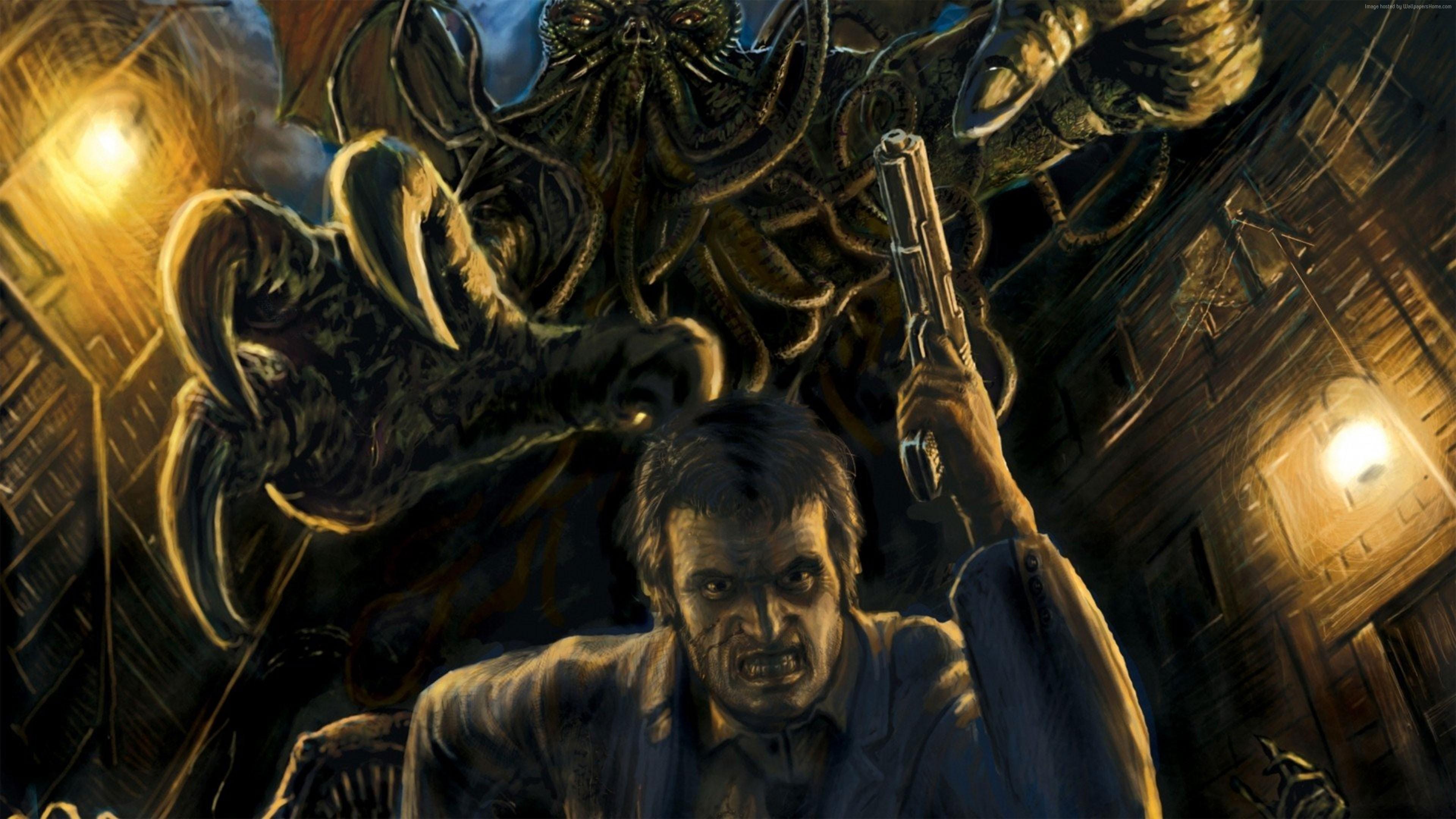 HD wallpaper, Call Of Cthulhu  The Official Video Game, Poster, E3 2017, 4K