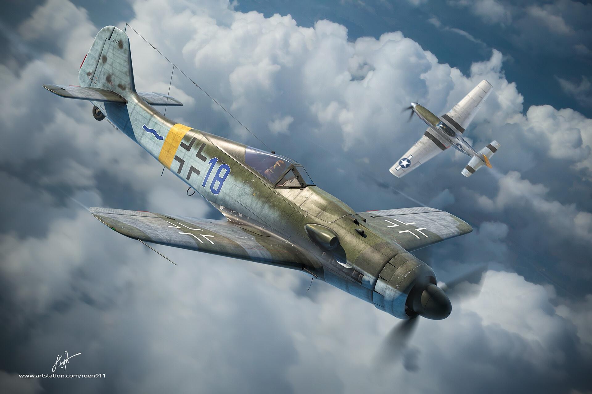 HD wallpaper, Luftwaffe, Focke Wulf Fw 190 Hd