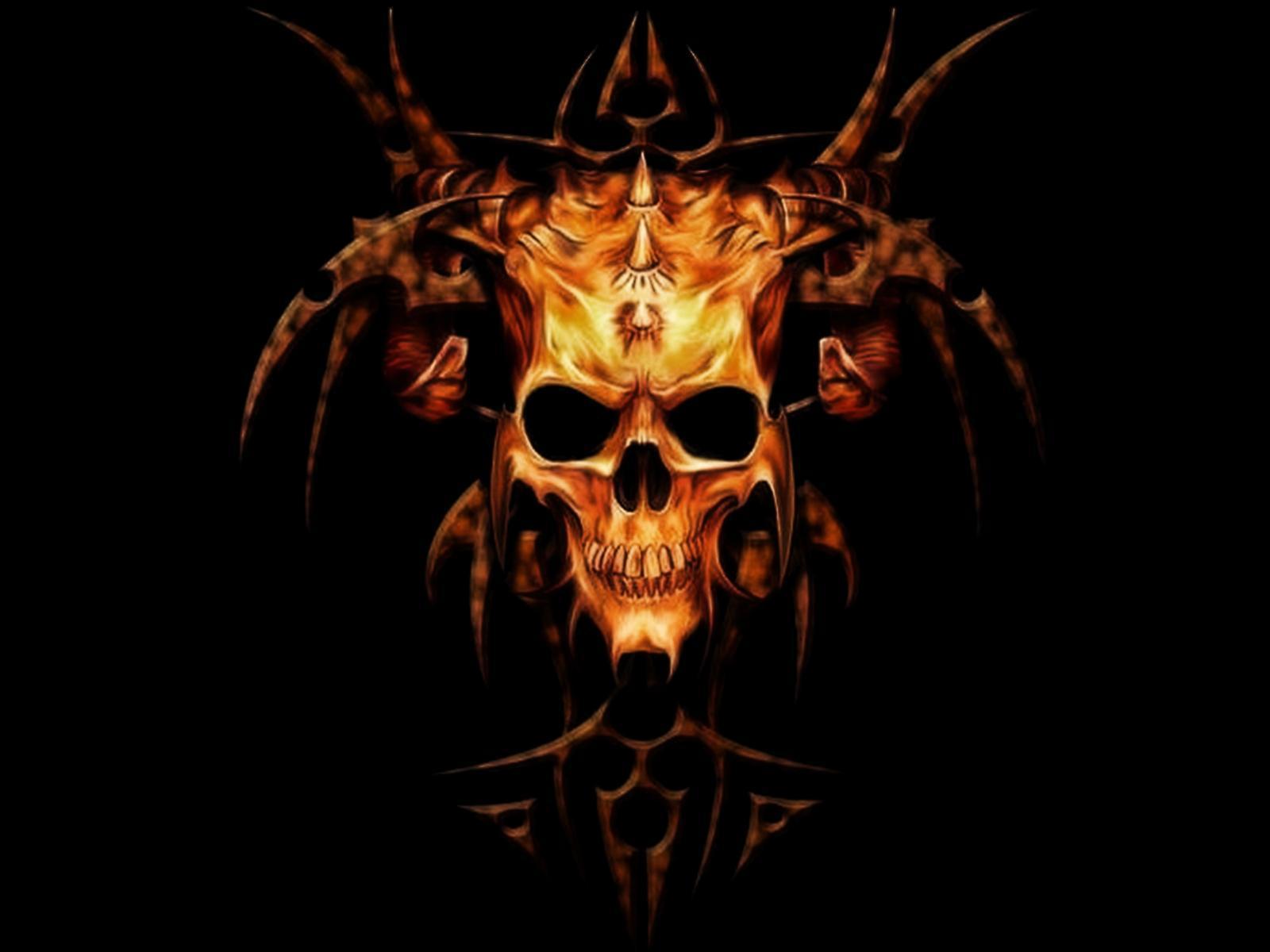 HD wallpaper, Skulls, Evil, Satanic, Skull, Occult, 1600X1200 Dark, Demon