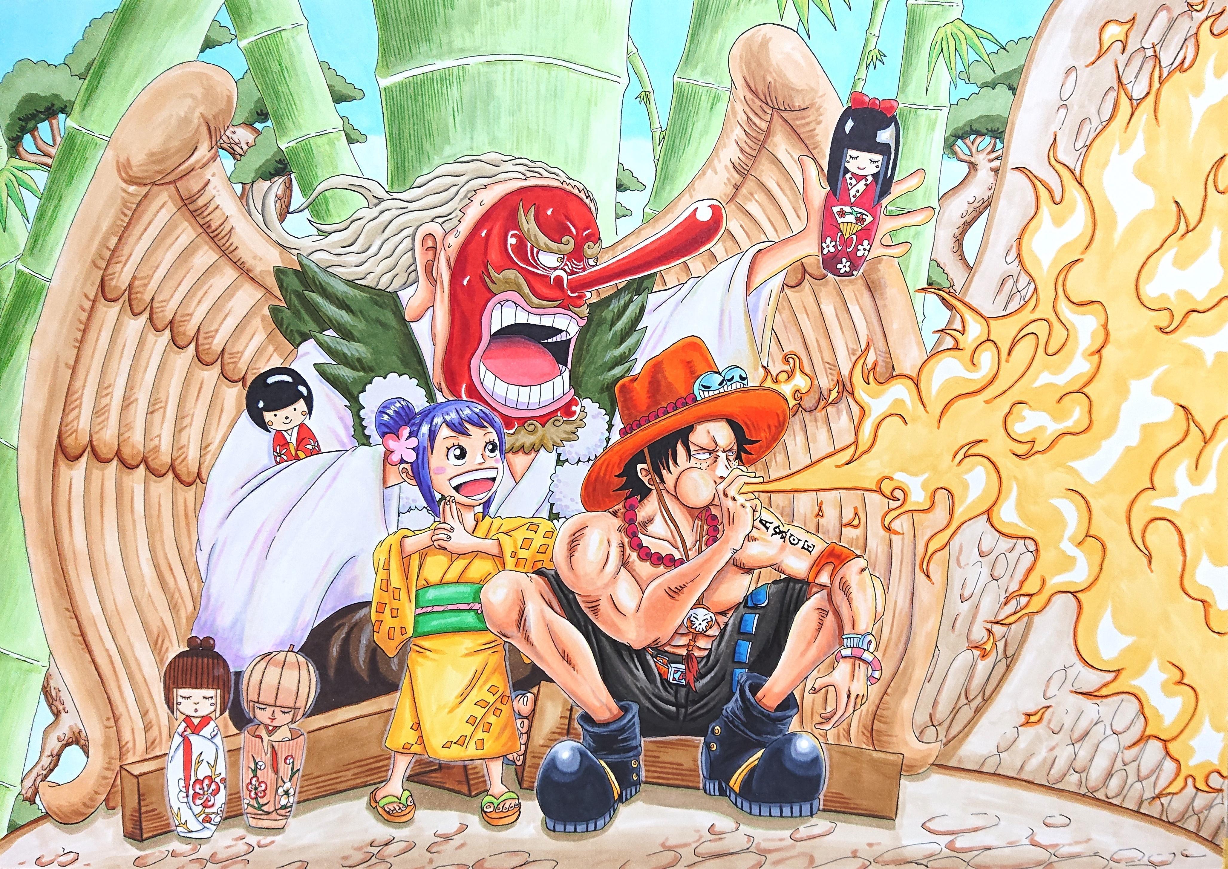 HD wallpaper, Portgas D, O Tama One Piece, One Piece 4K