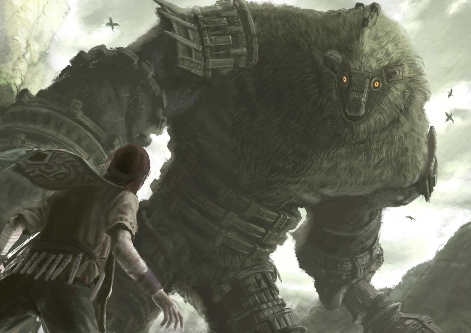 HD wallpaper, Shadow Of The Colossus Wander Video Games Colossus Creature Fantasy Art