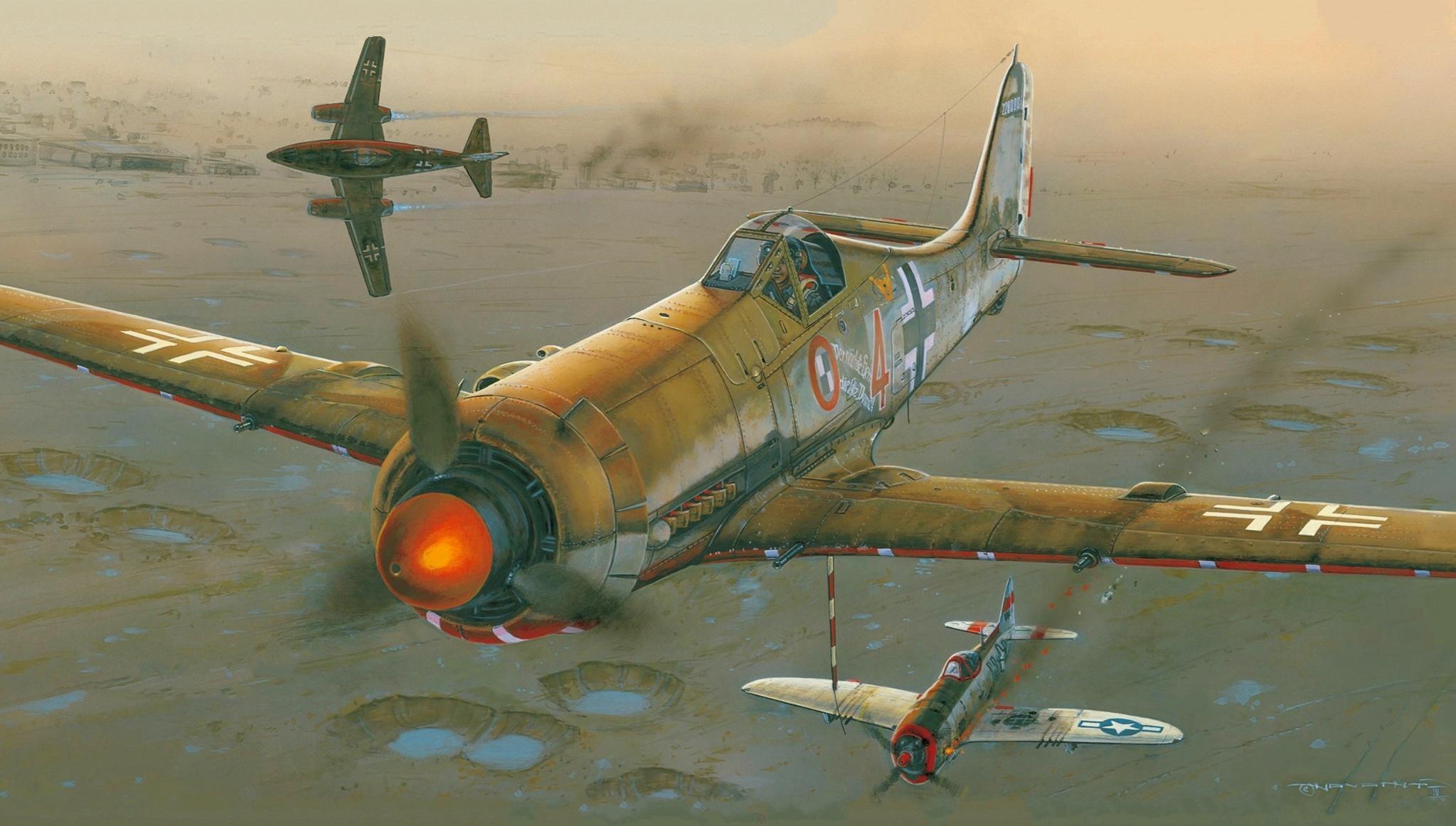 HD wallpaper, Warplane, Luftwaffe, World War Ii, Focke Wulf Fw 190 Hd